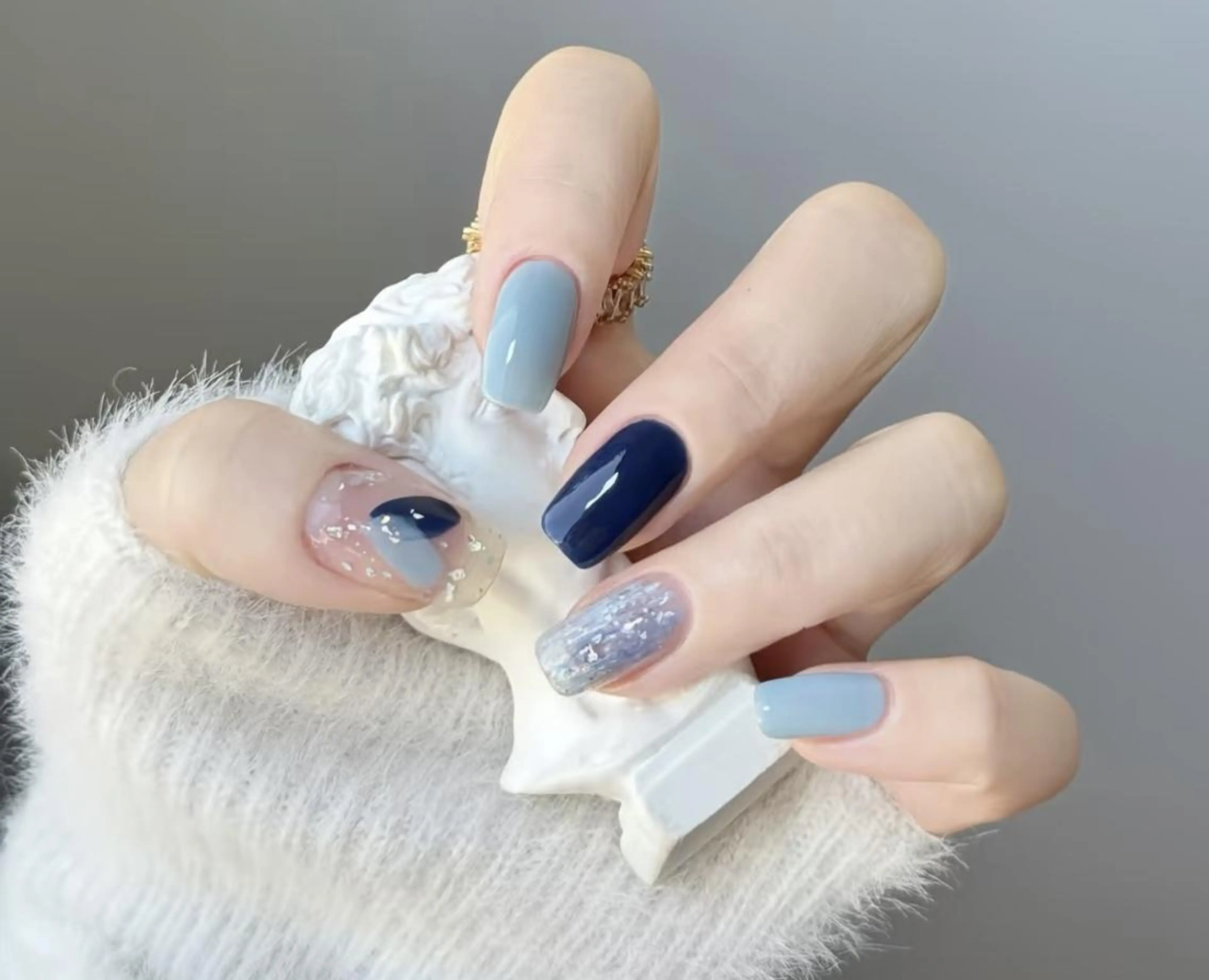 ★【持ち込み】90分やり放題【両手4本シンプルアート】6500円(ソフトジェルオフ込み)の写真