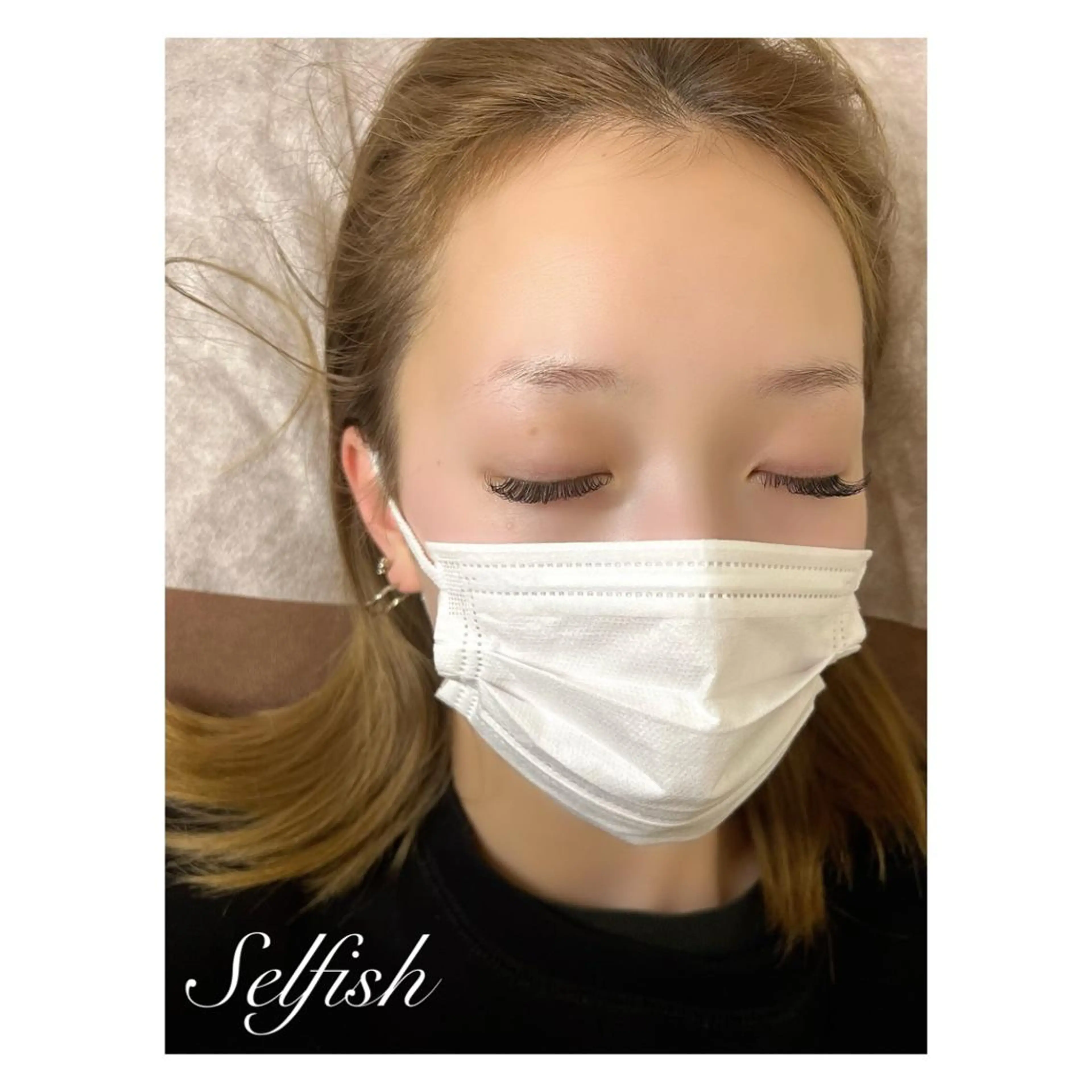 マツエク・マツパ 付け放題 フラットラッシュ マツエク eyelashsalonSelfish所属・. Selfishのマツエク・マツパデザイン