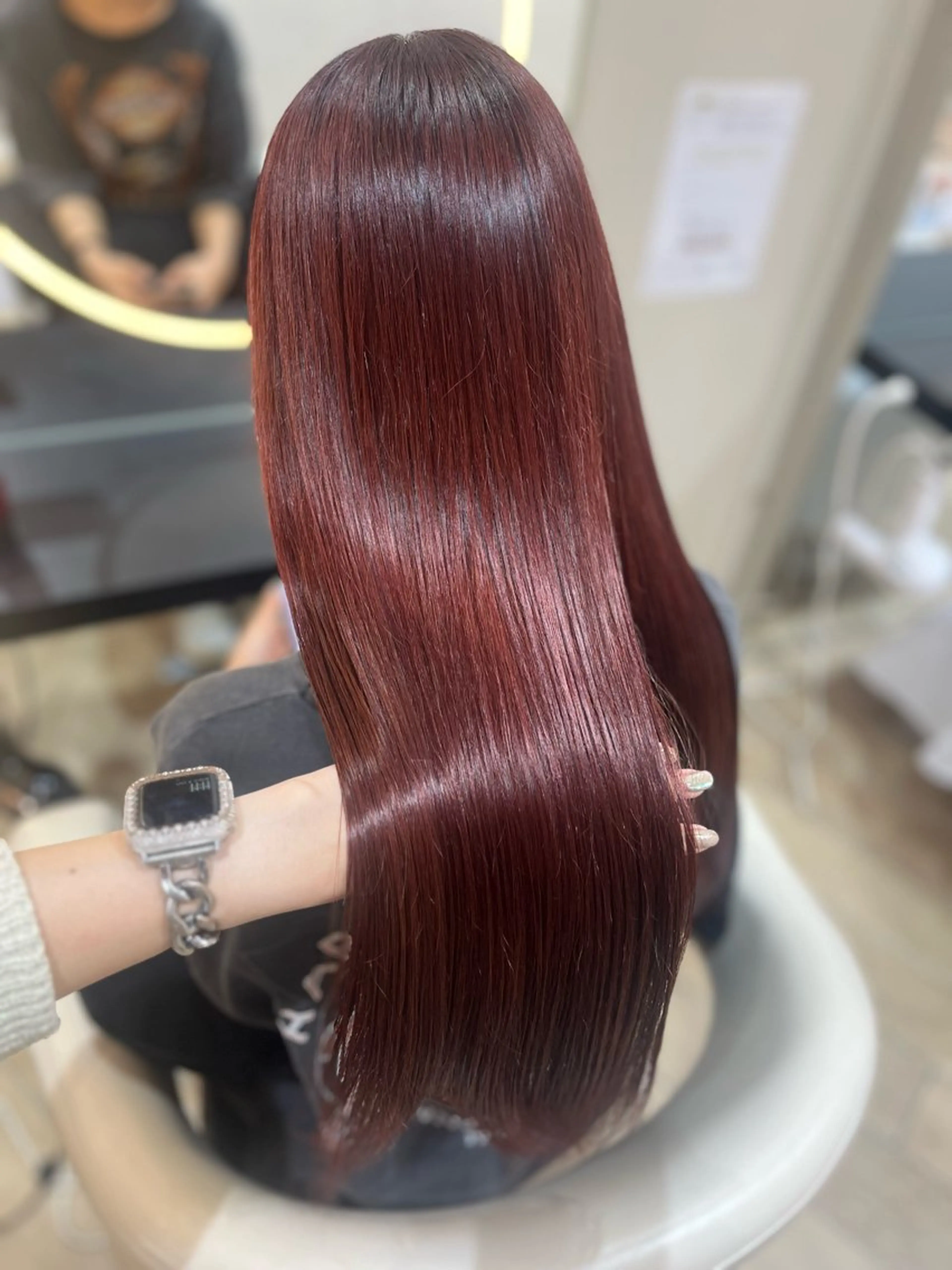 ロング ヘアカラー トリートメント 透明感カラー🫧/ アレンジ/ayanoのヘアスタイル