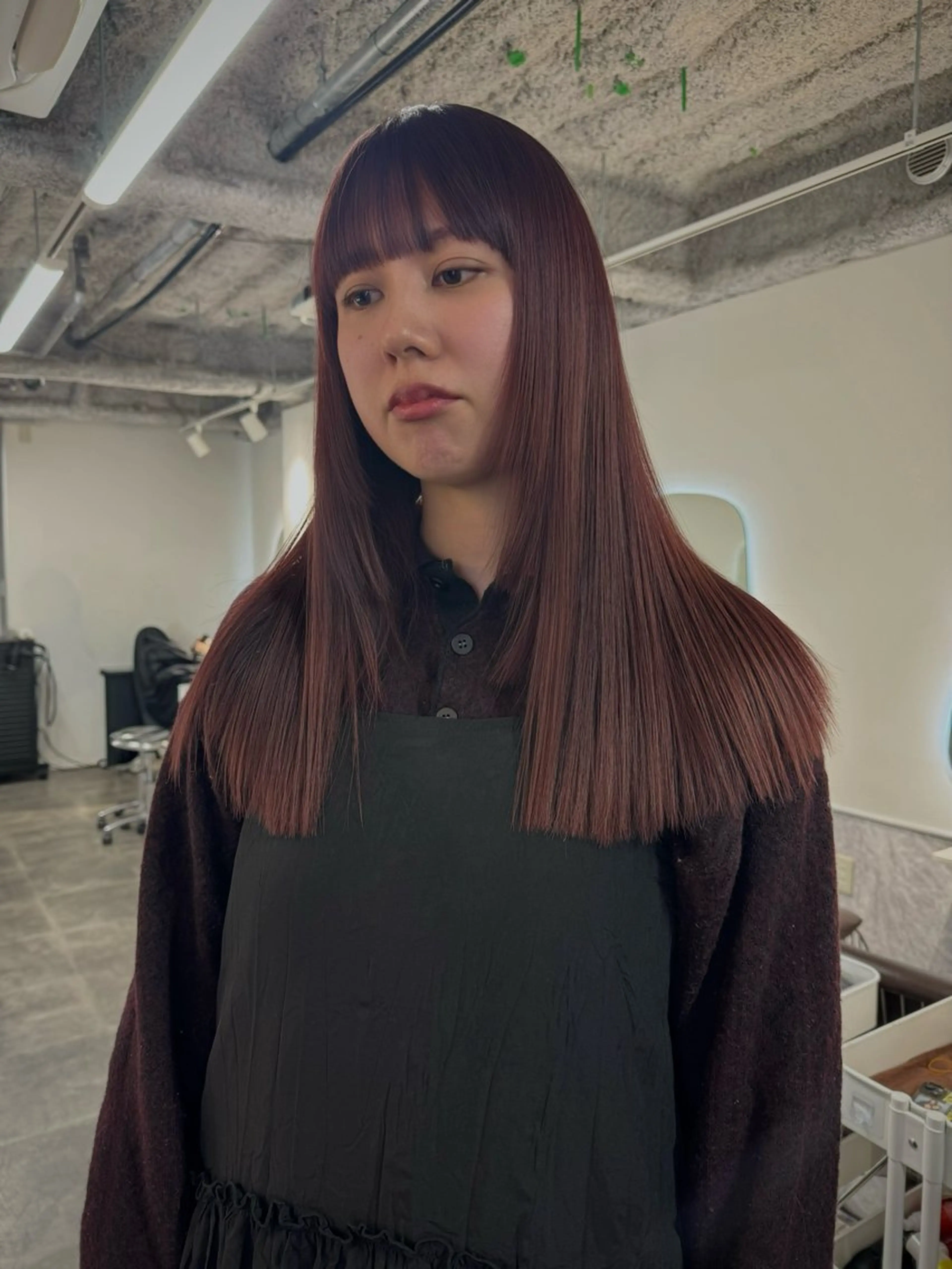 ロング カット トリートメント 新宿/髪質改善/ レイヤー/サカキのヘアスタイル