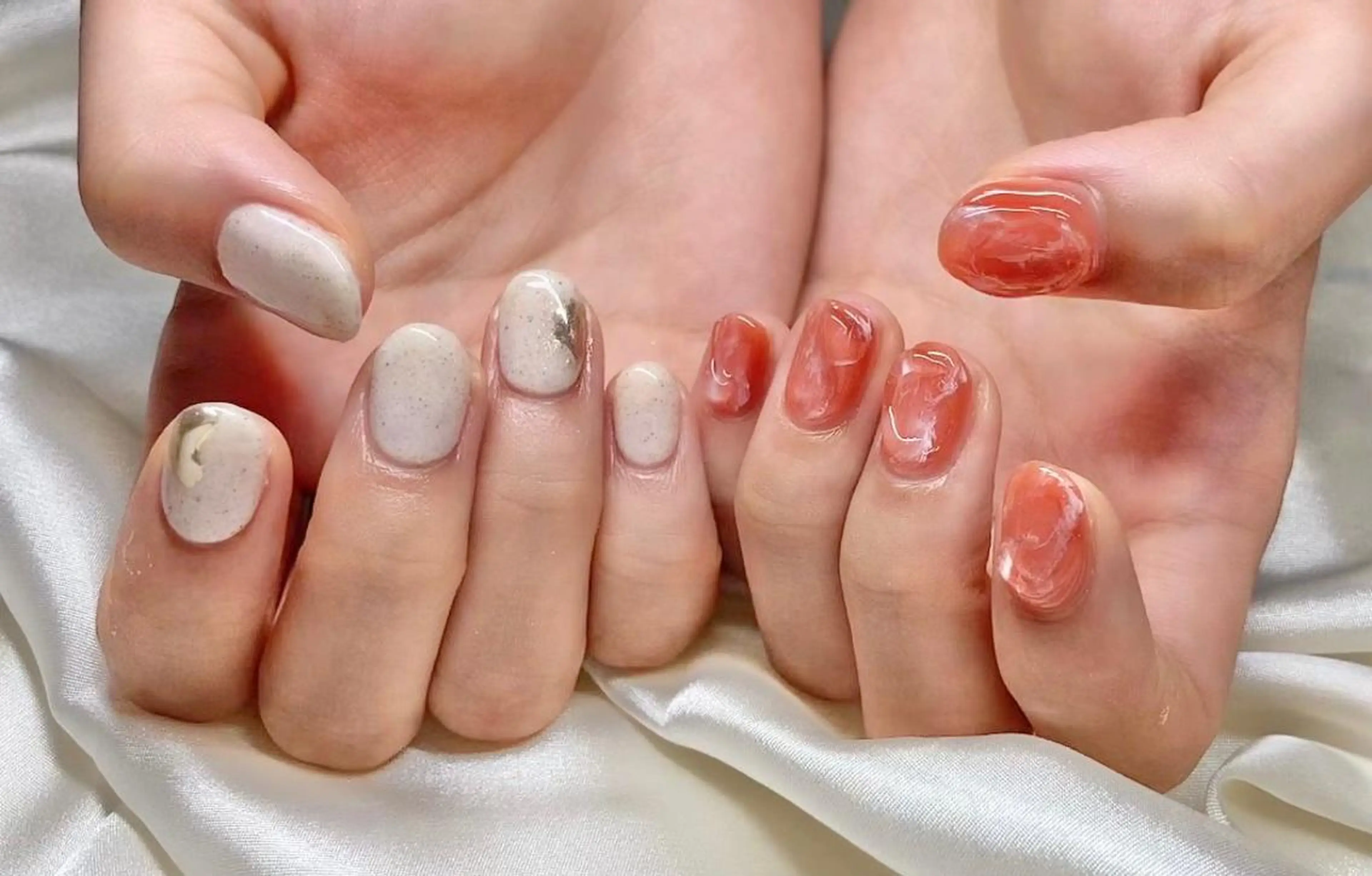 ネイル マツエク・マツパ アイブロウ 韓国風マツエク パリジェンヌラッシュリフト まつげパーマ ワンホンマツエク 長さ出し ハンドネイル Nail&eye Belire 新宿のネイルデザイン