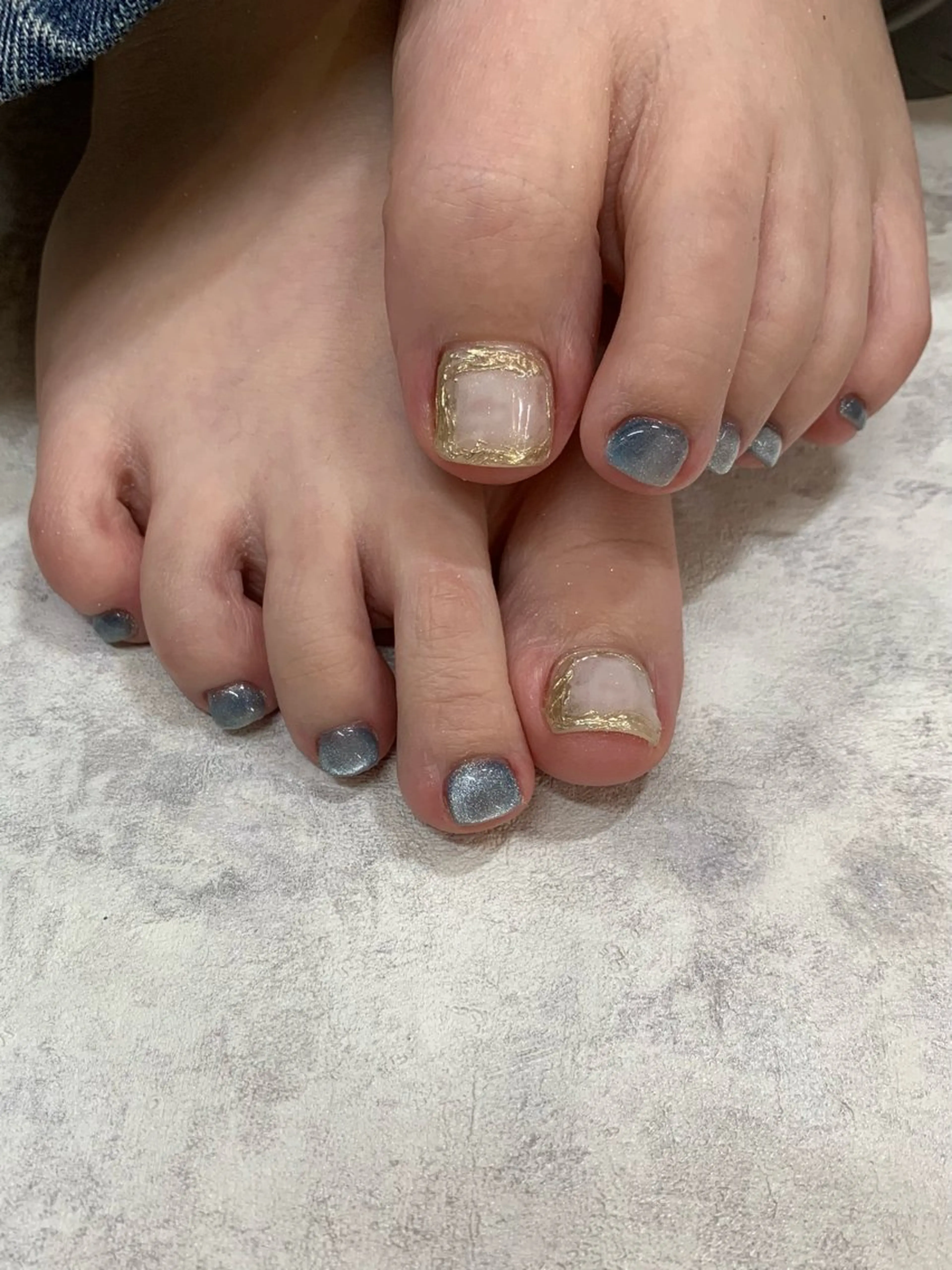 ネイル フットネイル 右田 里桜のネイルデザイン