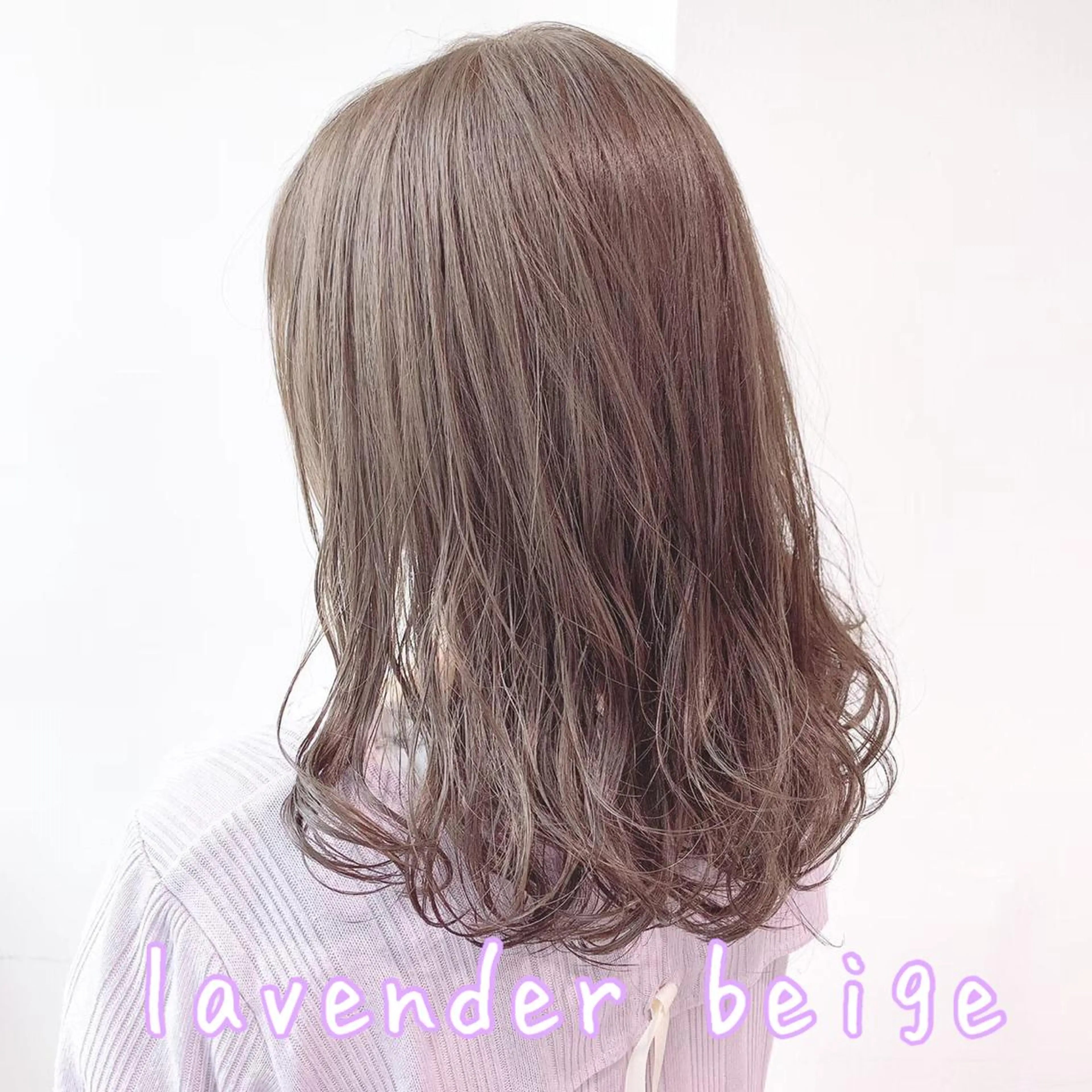 セミロング カラー パーマ ヘアアレンジ 🩶透髪×モテ髪🩶 池袋SHE🏹🩶のヘアスタイル