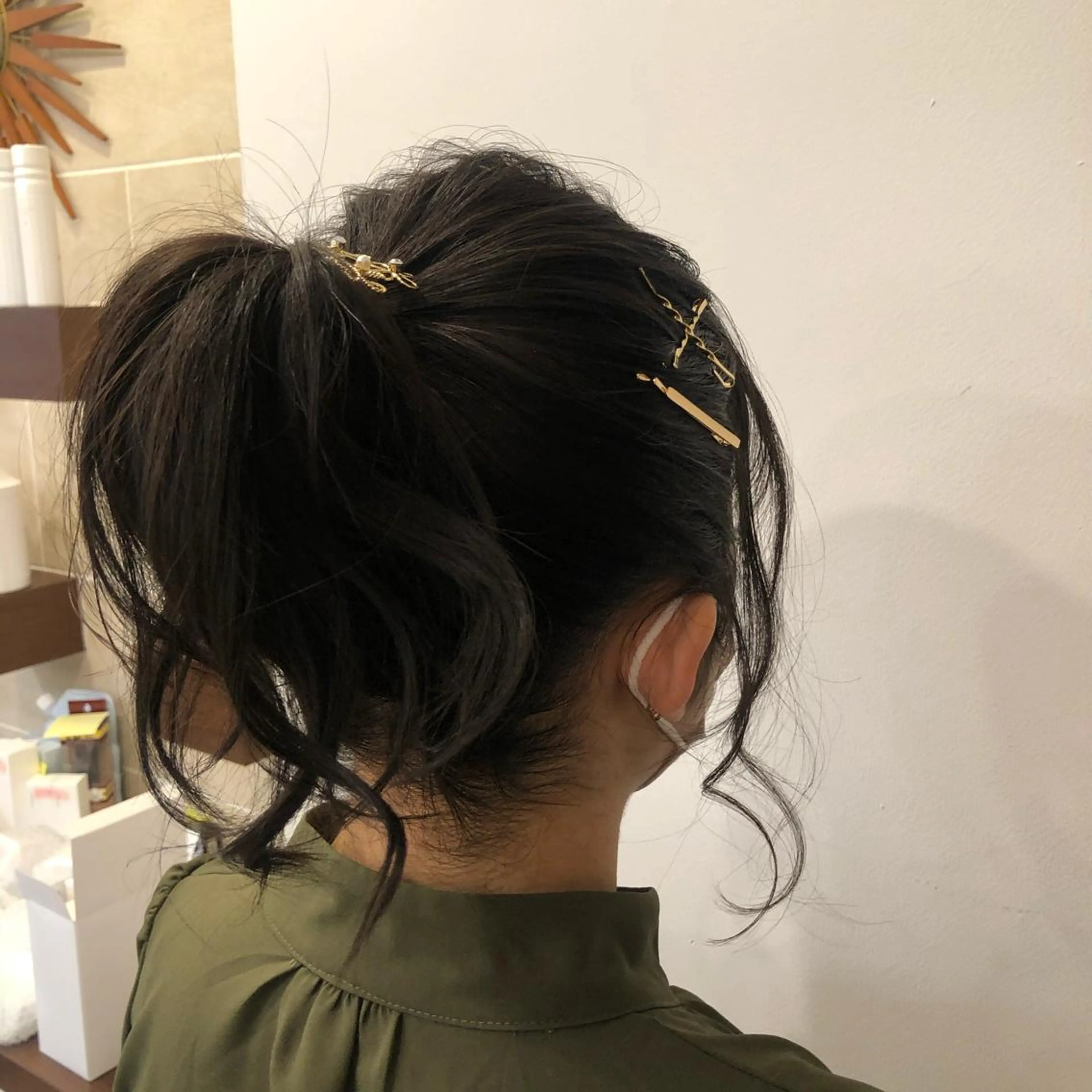 ミディアム カラー パーマ ヘアアレンジ ヘアセット ボブ得意 🤍山内　飛鳥🤍のヘアスタイル