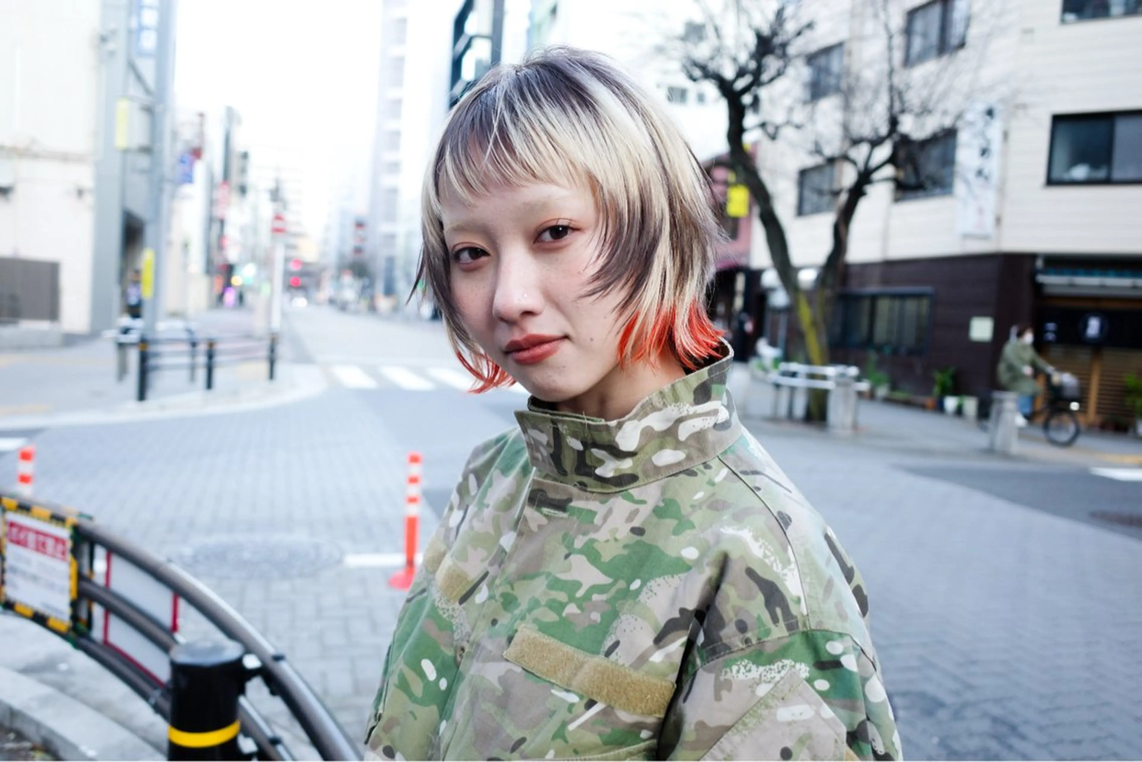 カラー カット ヘアカラー トリートメント ハイトーン/ ウルフ/suzuhaのヘアスタイル