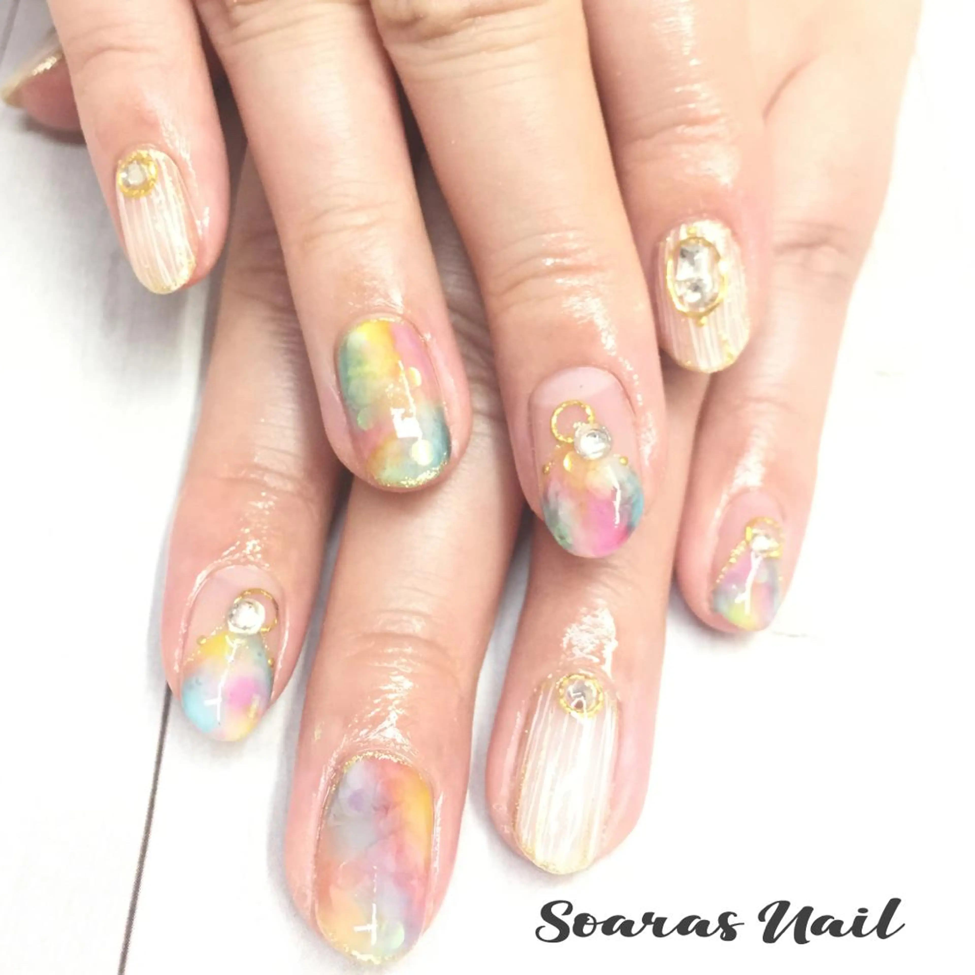 ネイル ジェルネイル soaras nailのネイルデザイン