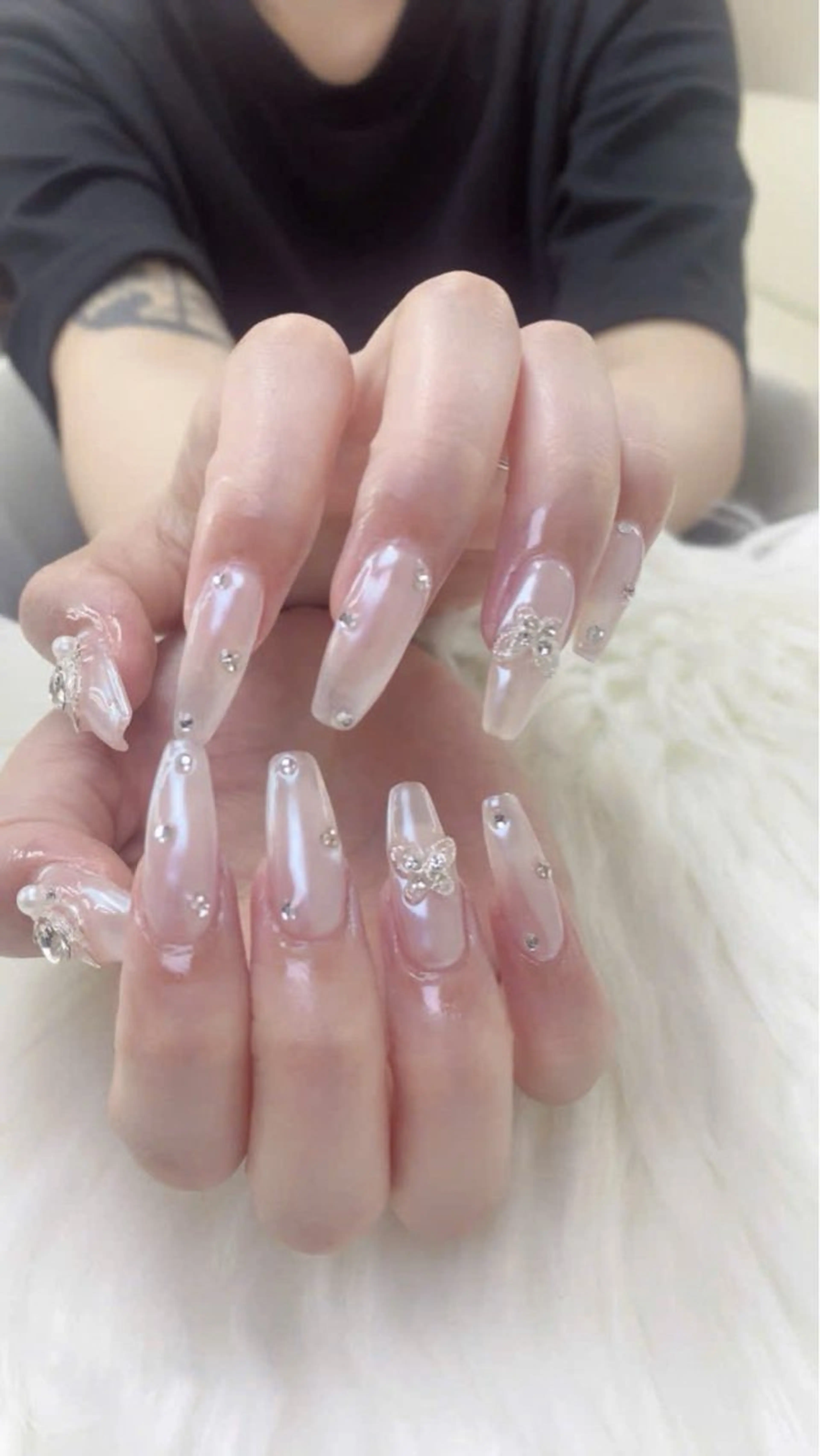 ネイル ハンドネイル ハンドケア Hara Nail 【パラジェル使用】のネイルデザイン