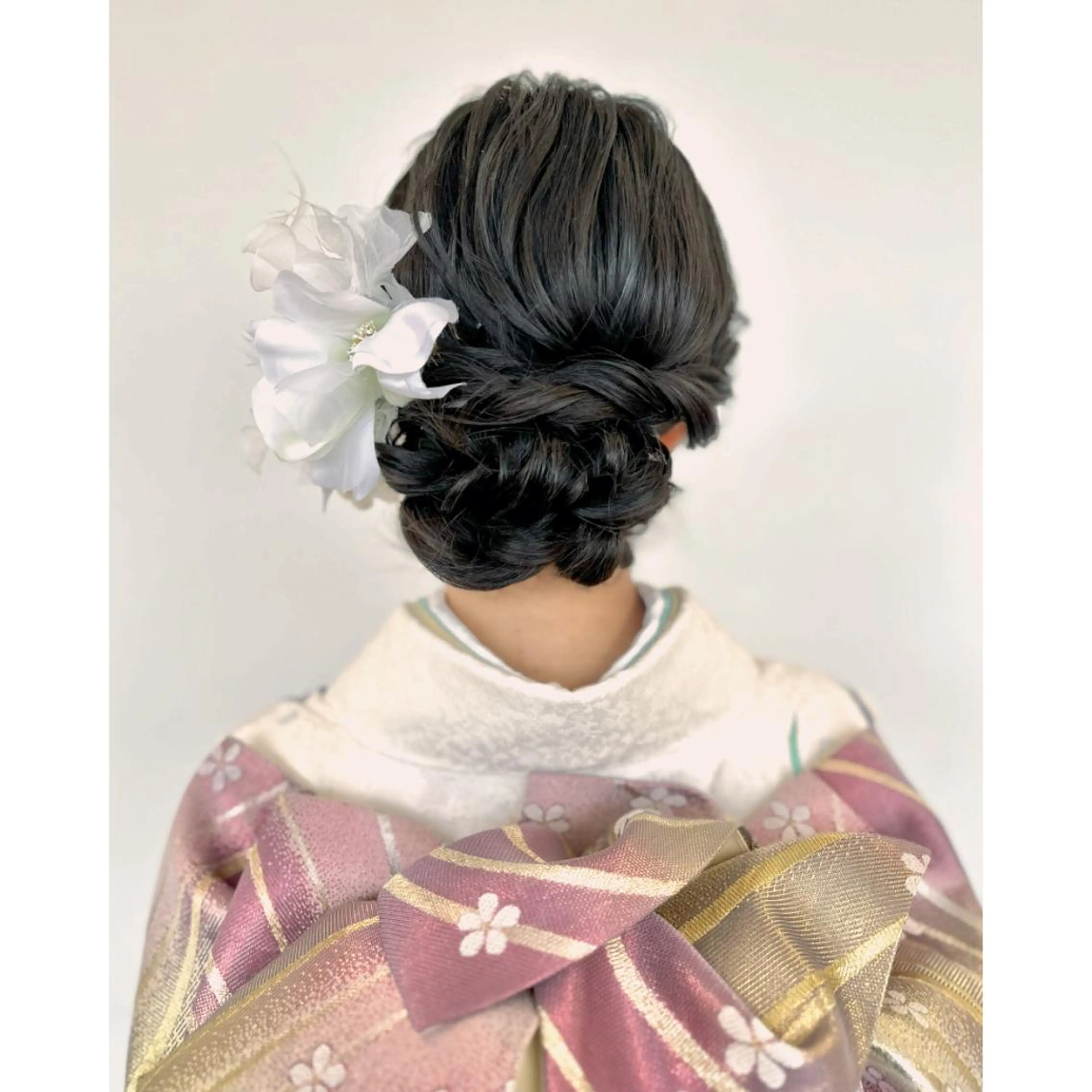 セミロング カラー パーマ ヘアアレンジ メンズ キッズ 成人式 子どものヘアアレンジ ヘアセット BRAIDS💎愛子 大人ハイライト💎のヘアスタイル