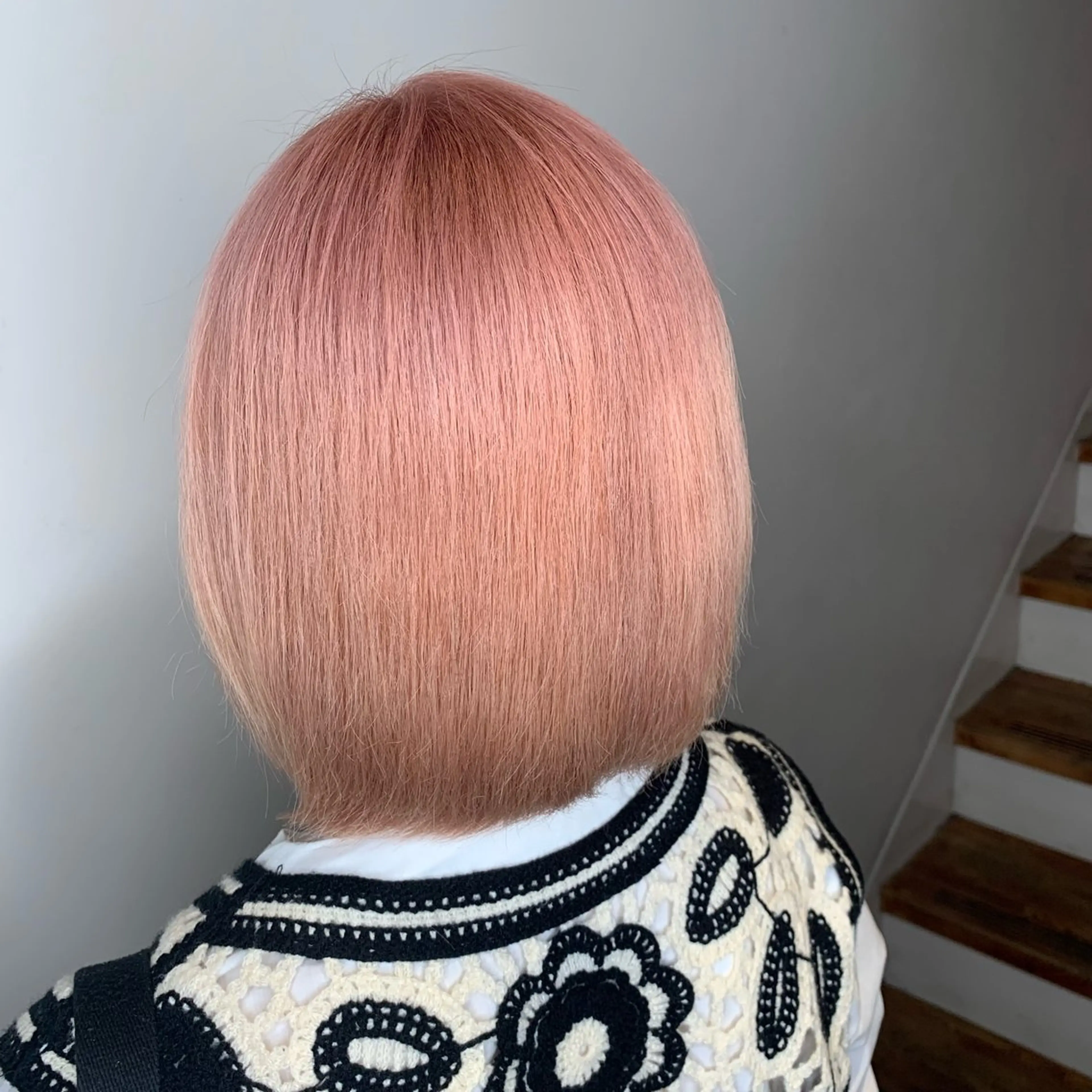 ミディアム カラー ブリーチ ダブルカラー SALOWIN名古屋栄店所属・Yuuki🌷名古屋 栄 カラー/ボブのヘアスタイル