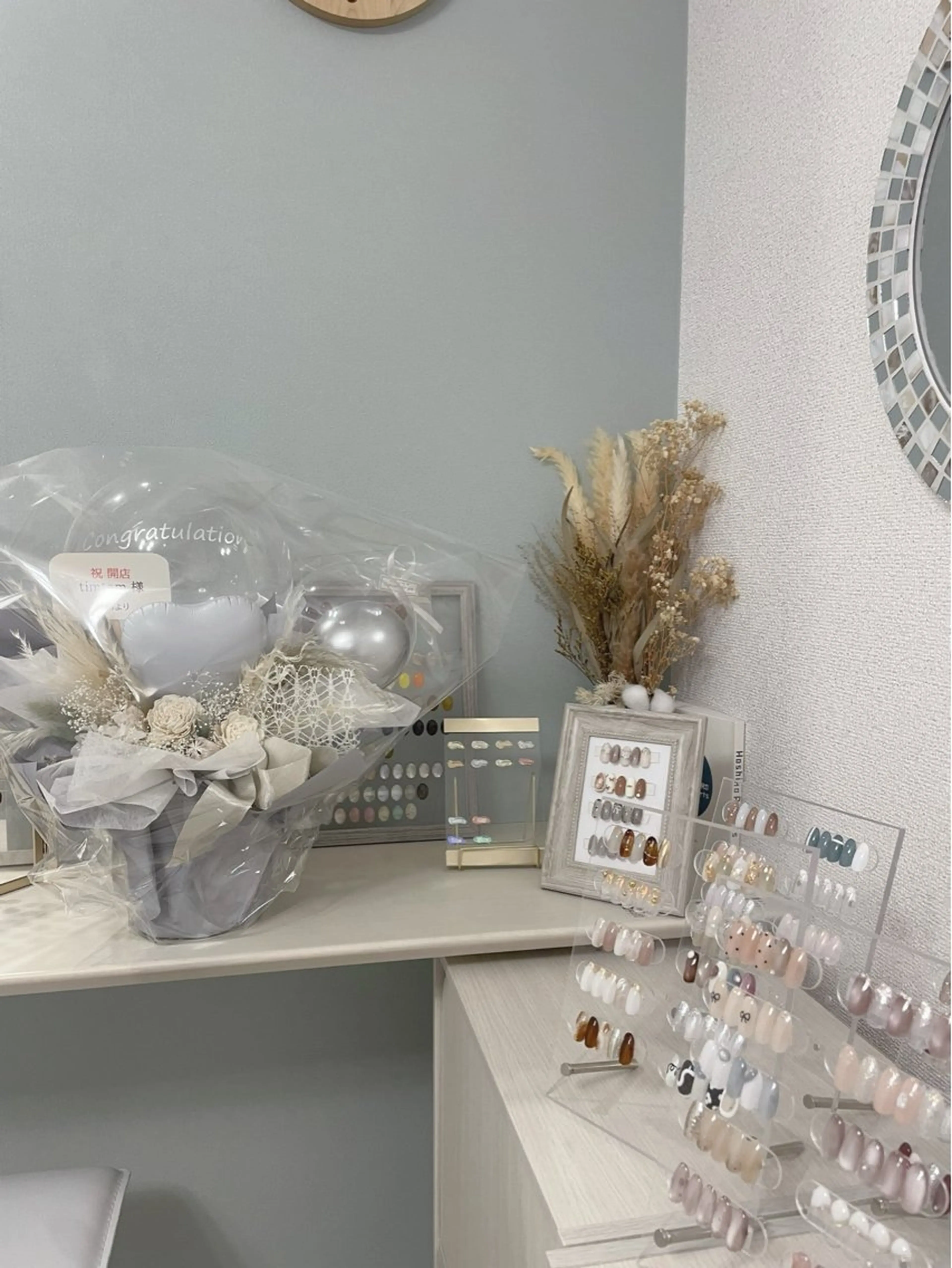 ネイル ブルー フレンチネイル キラキラネイル マグネットネイル ニュアンスネイル timtam --sakiのネイルデザイン