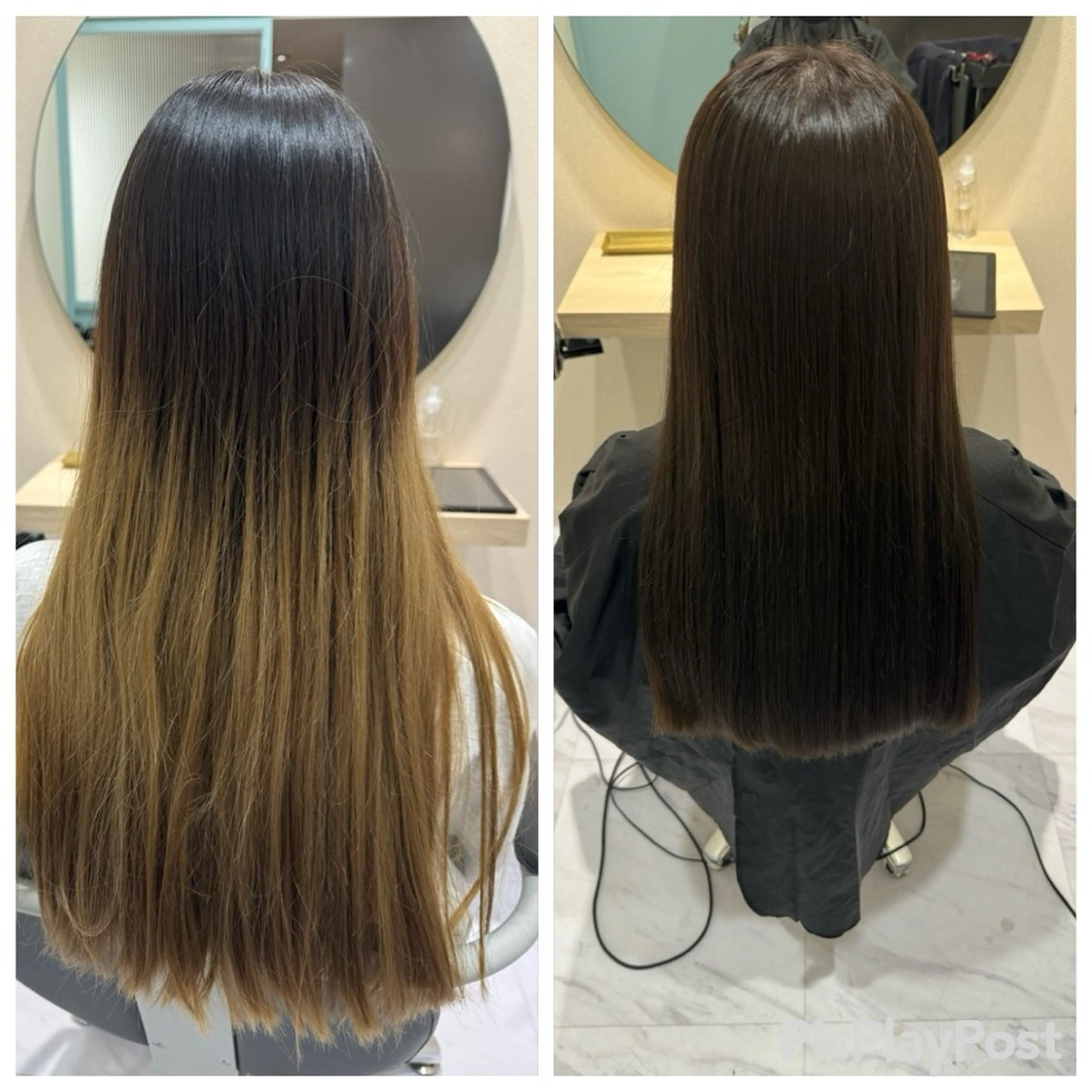 セミロング 縮毛矯正 トリートメント 丹野 圭太のヘアスタイル