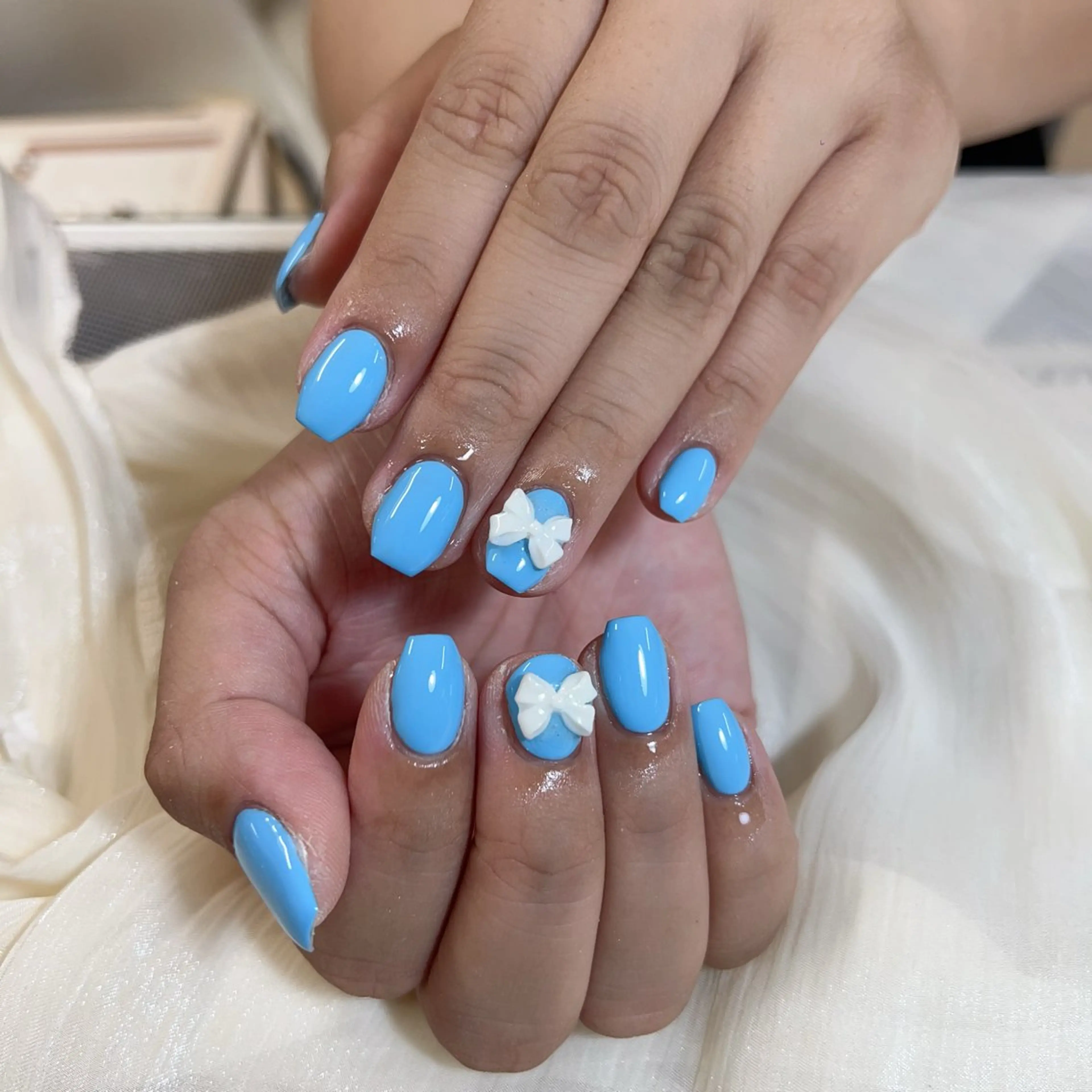 ネイル ハンドネイル 🎀 Lemode ワンホンネイル🎀のネイルデザイン