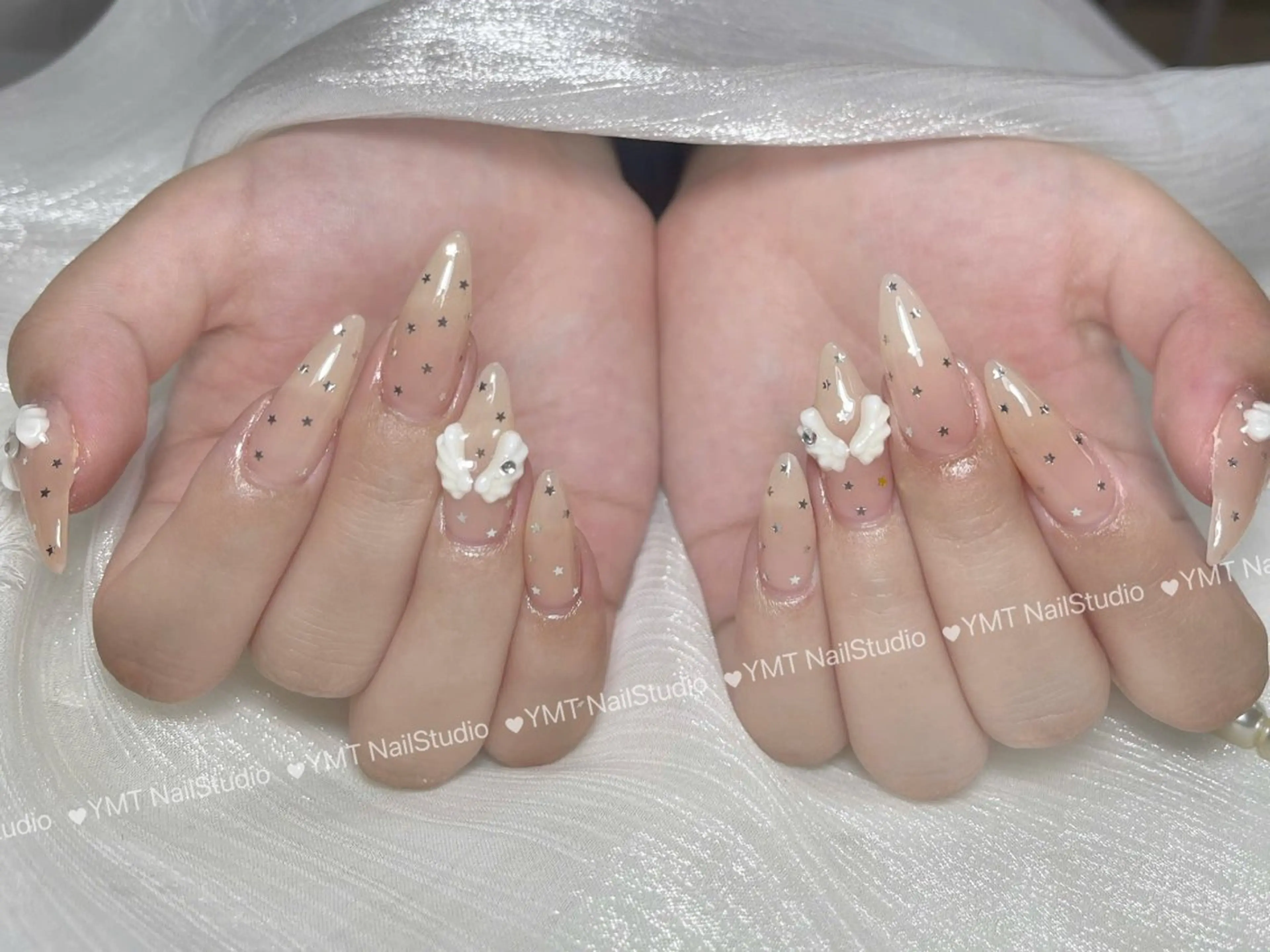 ネイル 長さ出し フットネイル ジェルネイル 韓国ネイル マグネットネイル ハンドネイル YMT.NailStudio所属・YMT． NailStudioのネイルデザイン