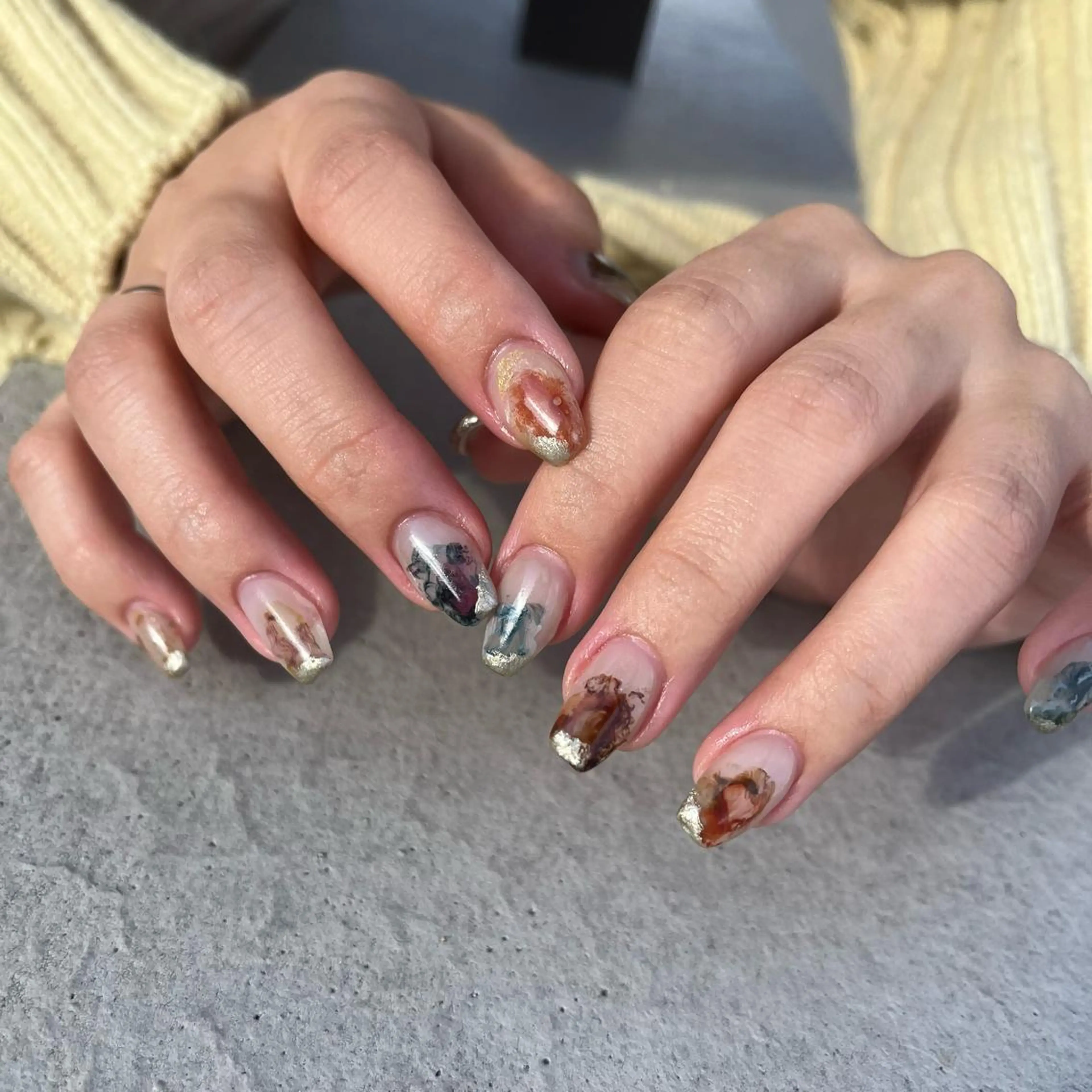 ネイル 🤎Two ERI🤎のネイルデザイン