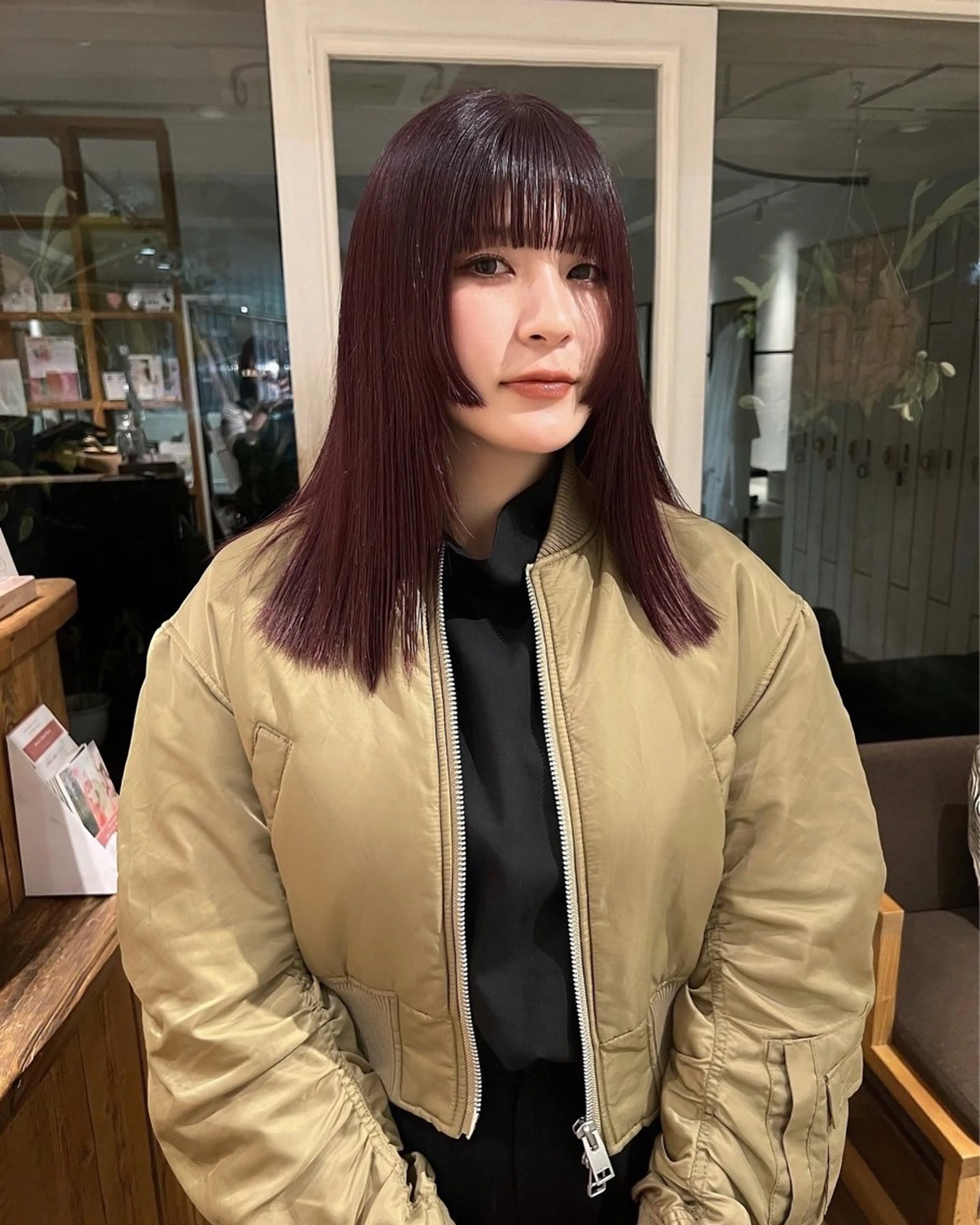 セミロング カラー 天王寺美容室/暖色 カラー/chikaのヘアスタイル