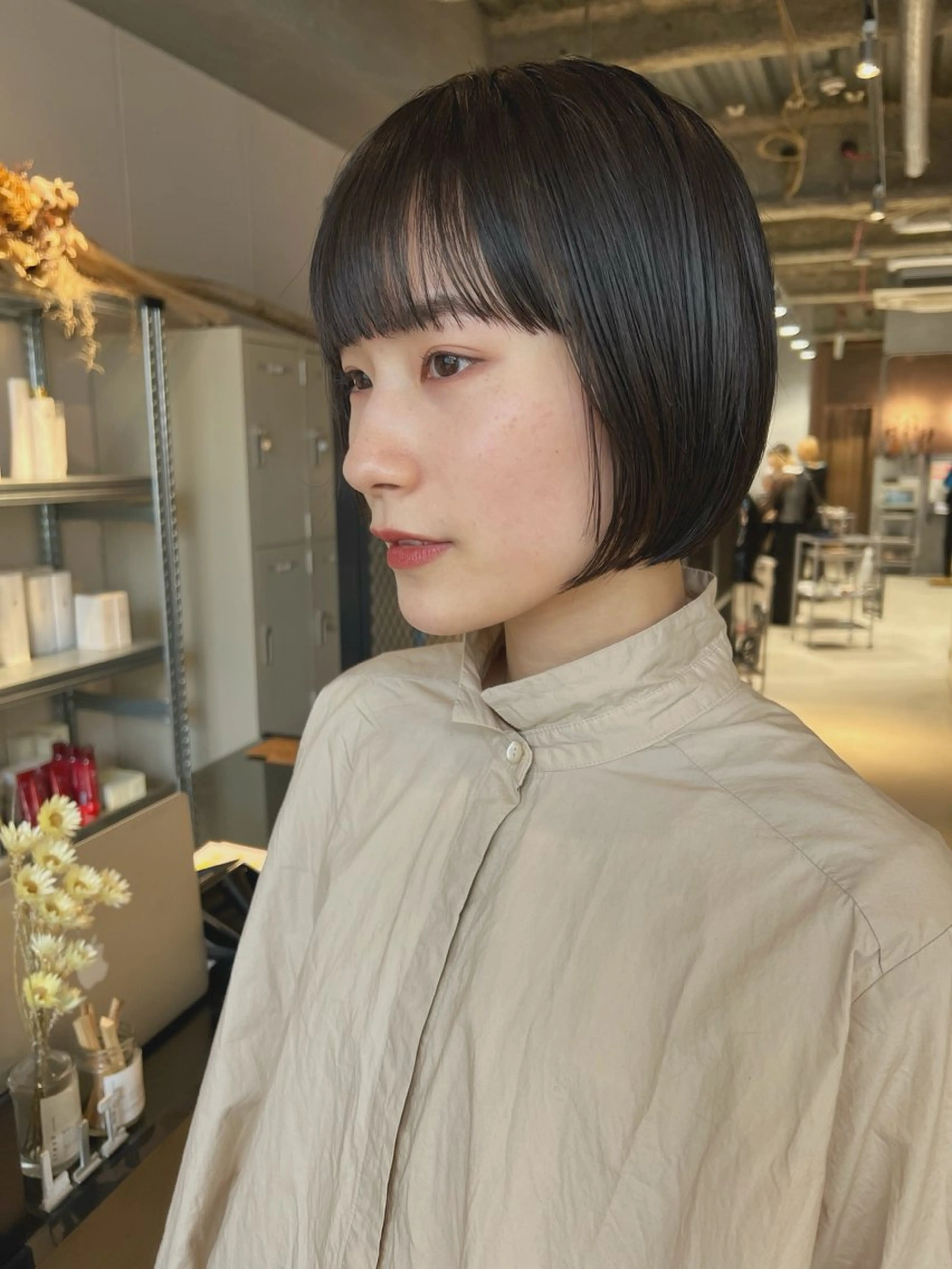 ミディアム カット 大澤 叶方のヘアスタイル