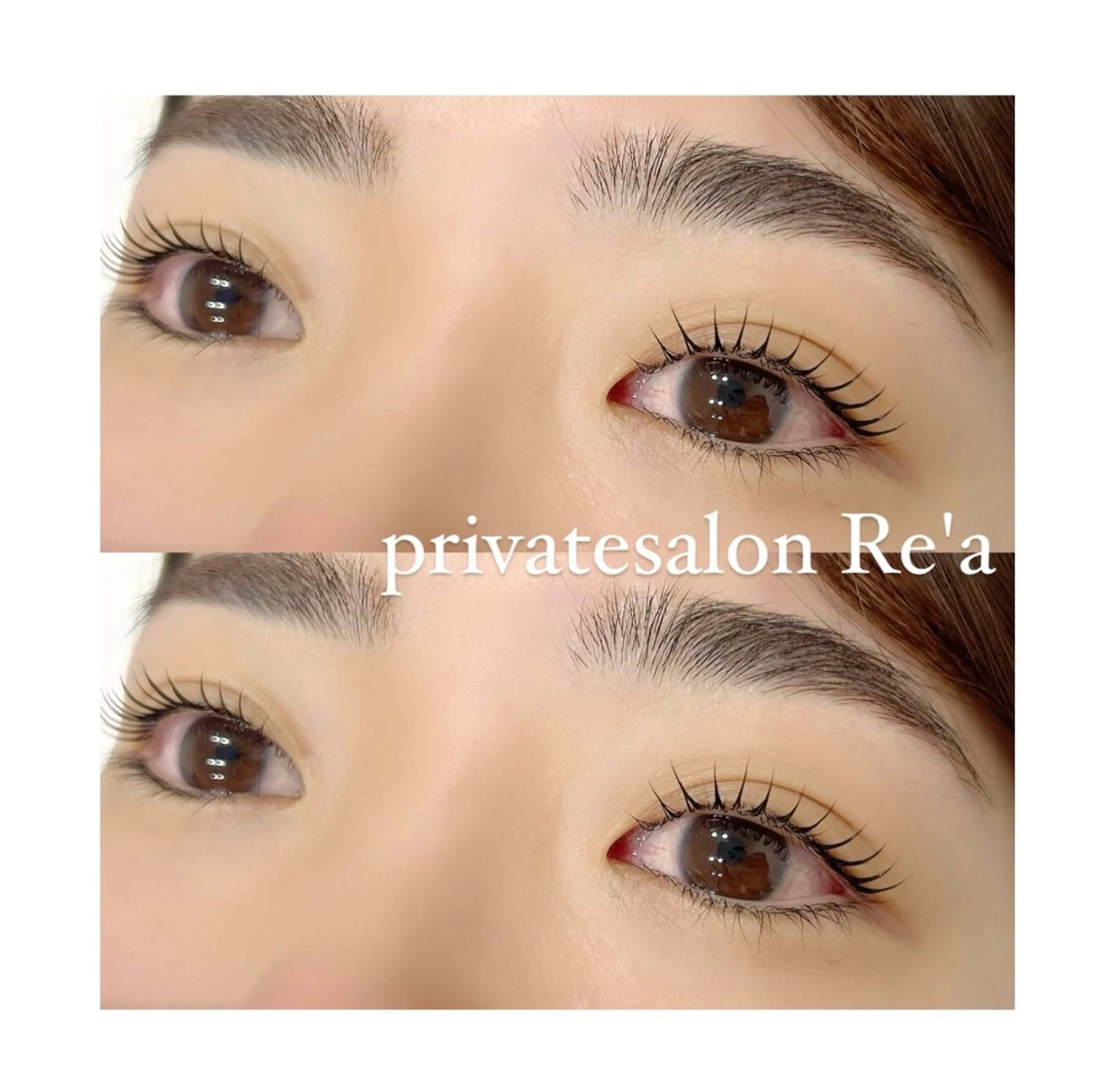 マツエク・マツパ private salon Re'aのマツエク・マツパデザイン