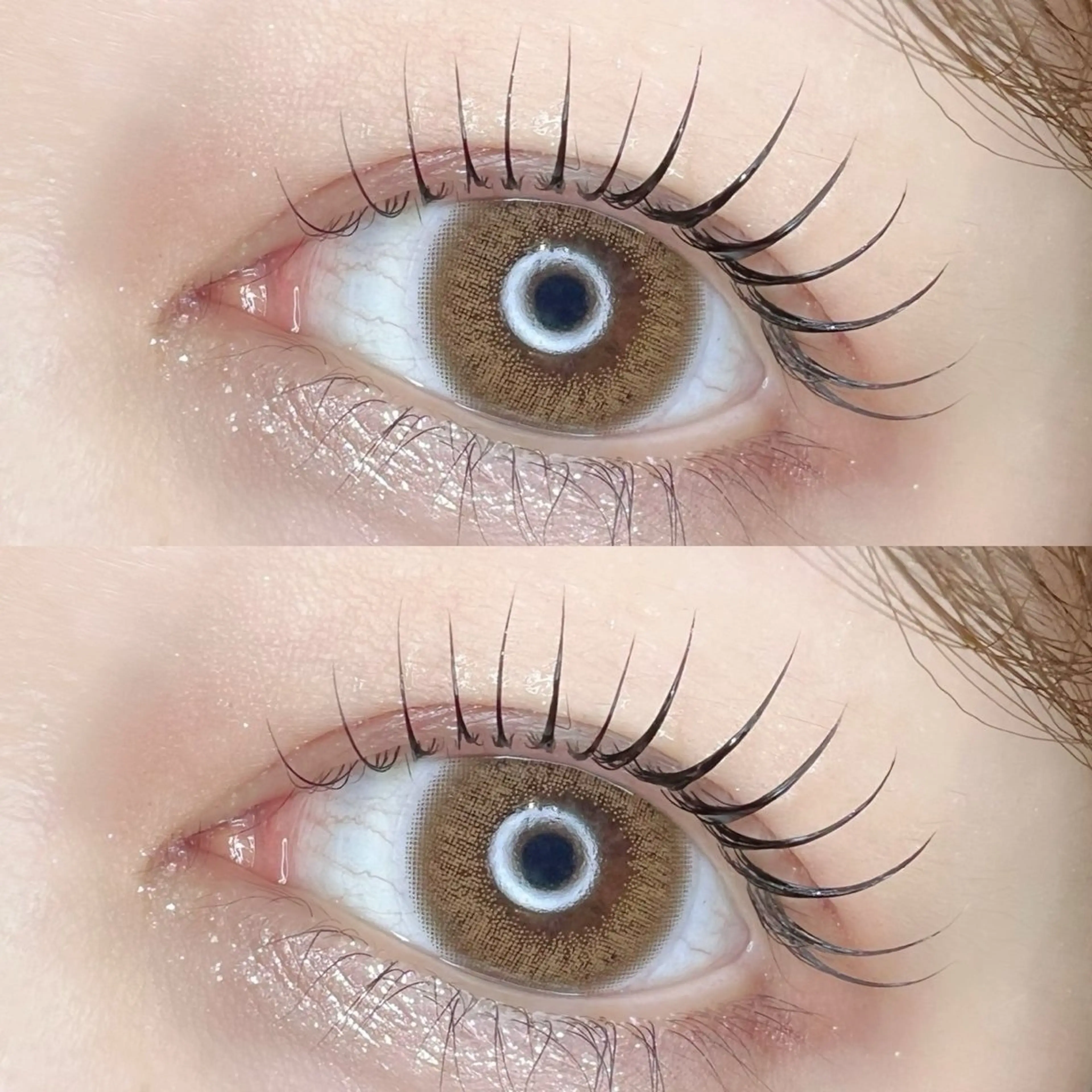 👀上まつげパーマ【パリジェンヌ認定サロン】練習モデル様の写真