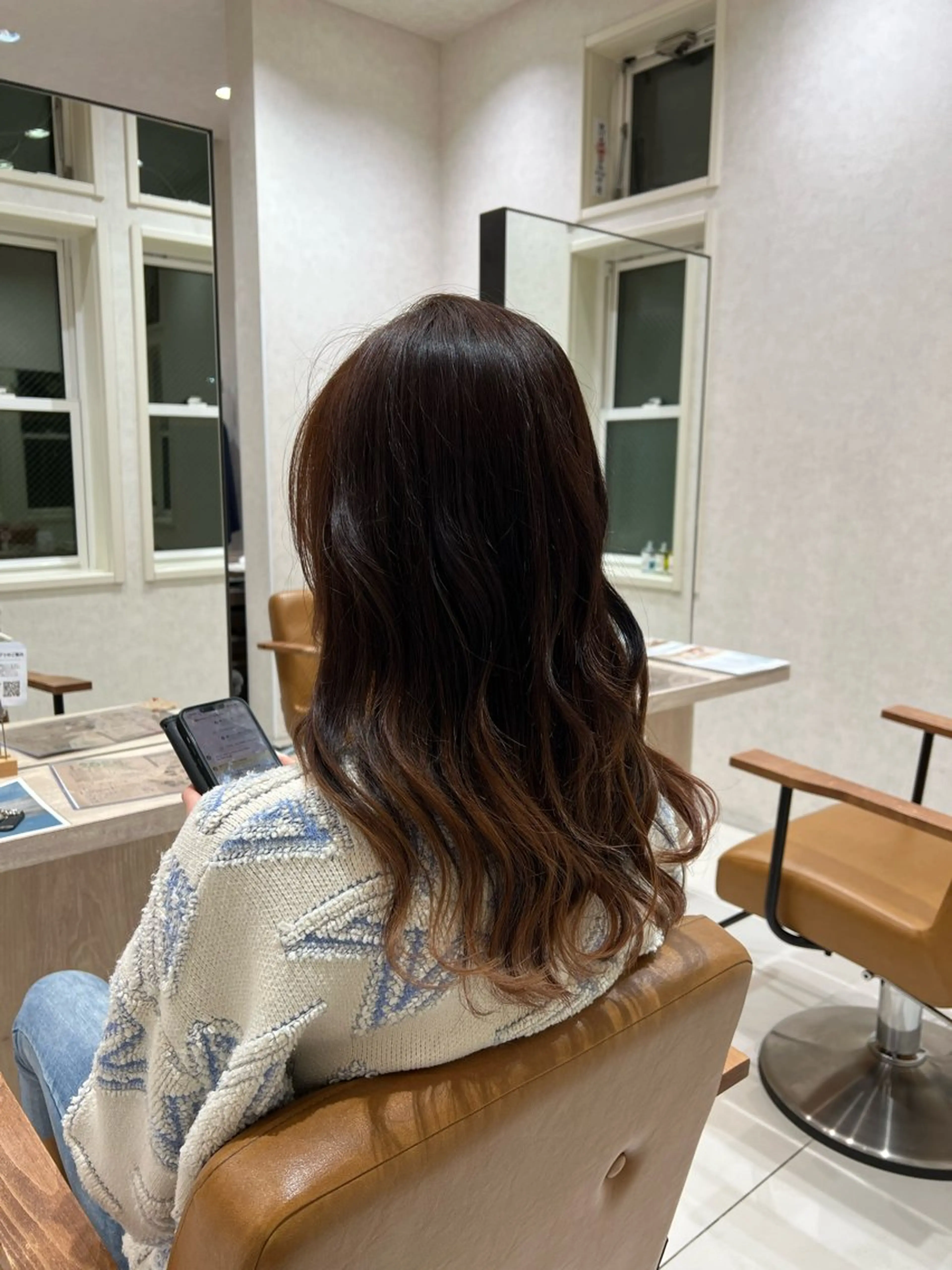 ミディアム レディースショート／ メンズパーマ／足立のヘアスタイル