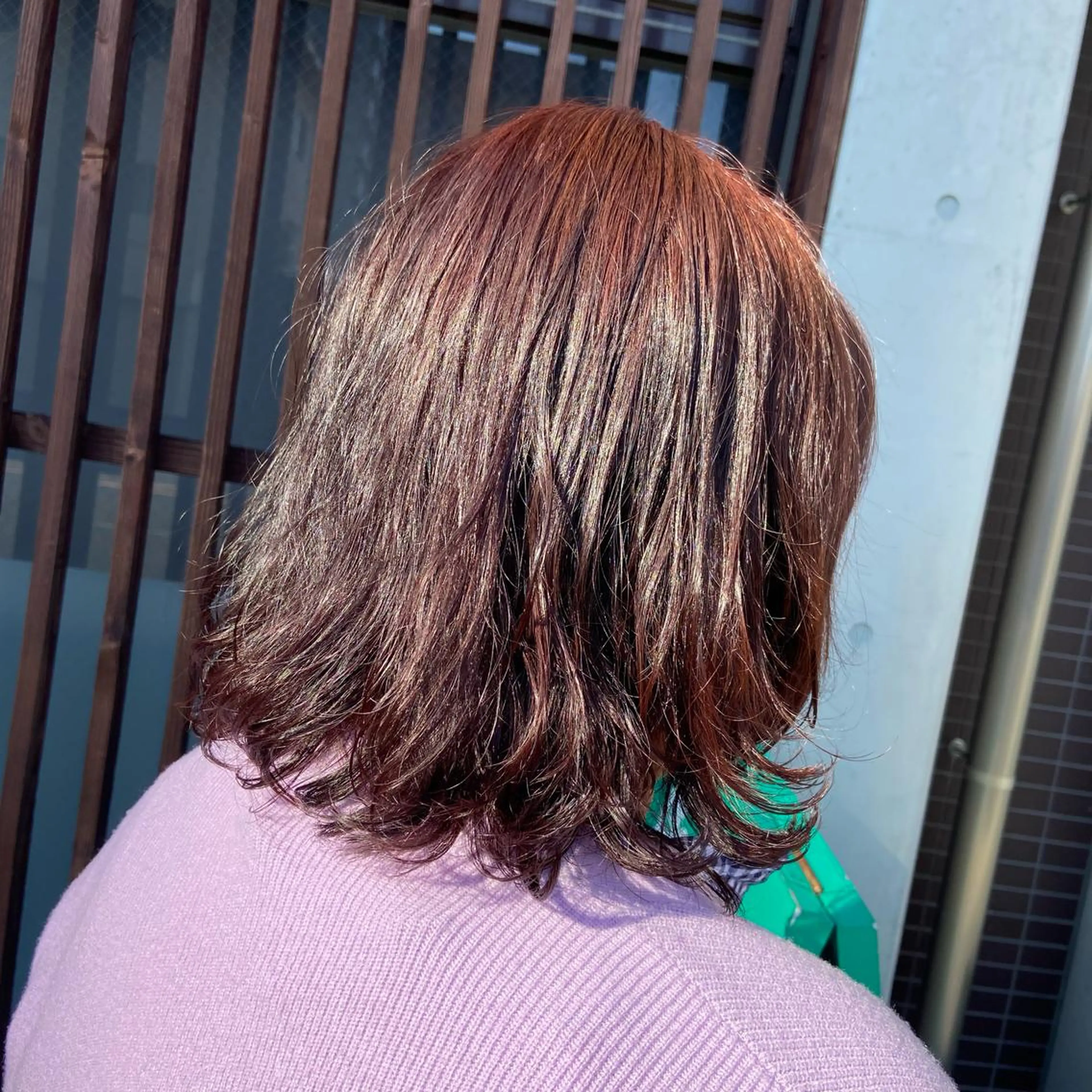 ミディアム カラー パーマ インナーカラー指名 No.1菊池柊真のヘアスタイル