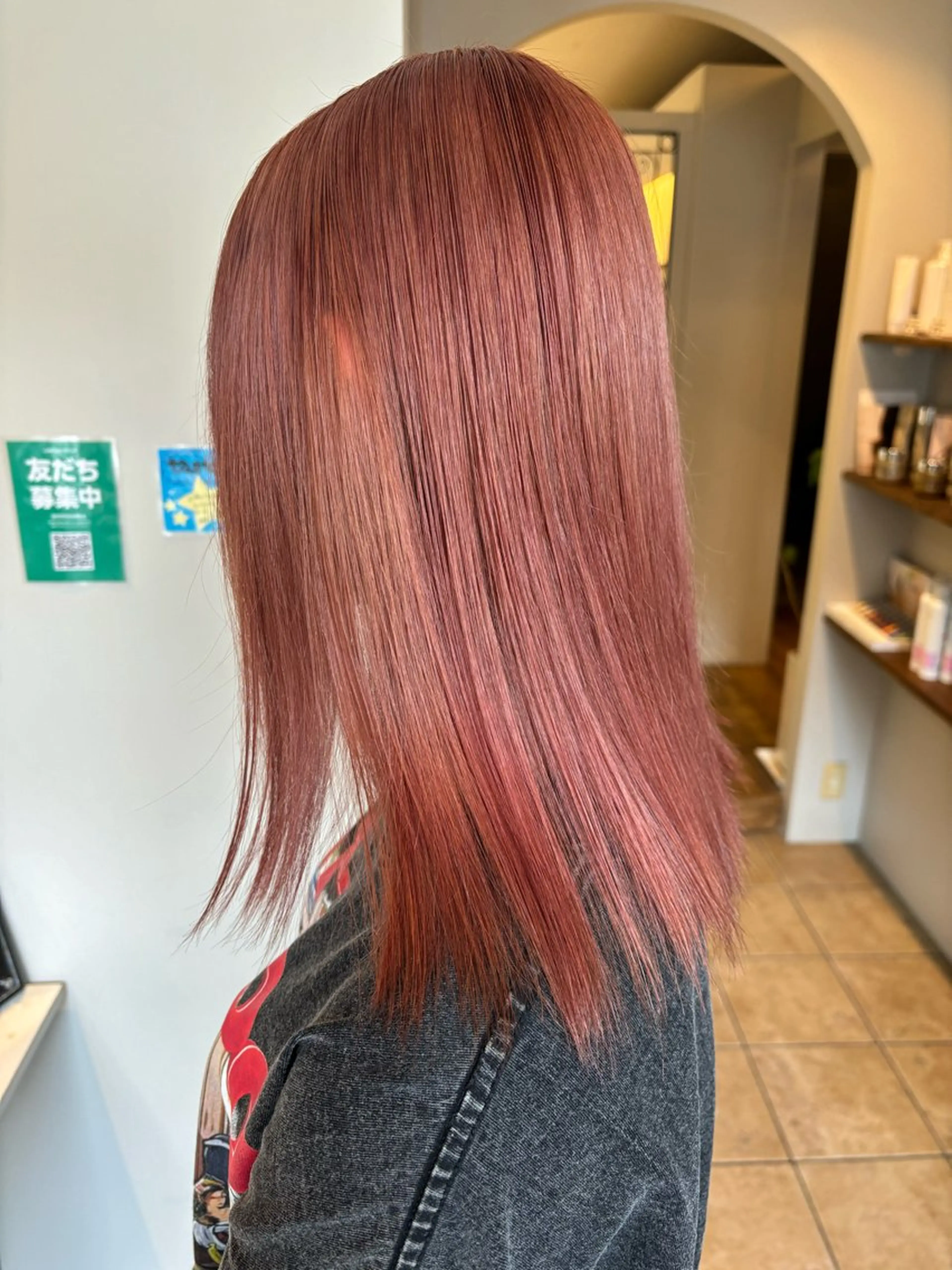 ミディアム ヘアカラー トリートメント 透明感カラー🎀 tasty／makoのヘアスタイル