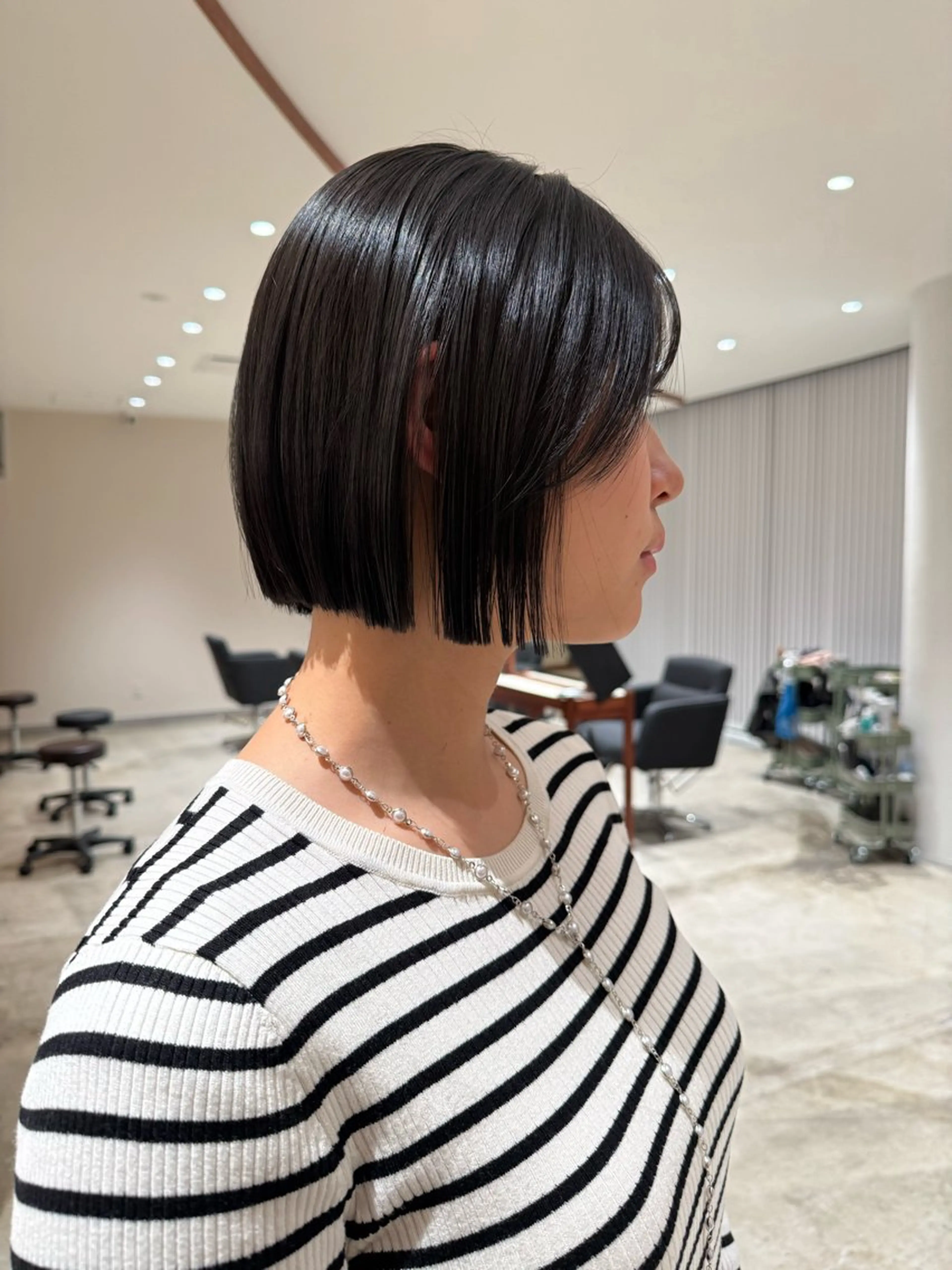 ショート カット ヘアカラー 髪質改善/美髪矯正/ 小顔ボブNANAのヘアスタイル