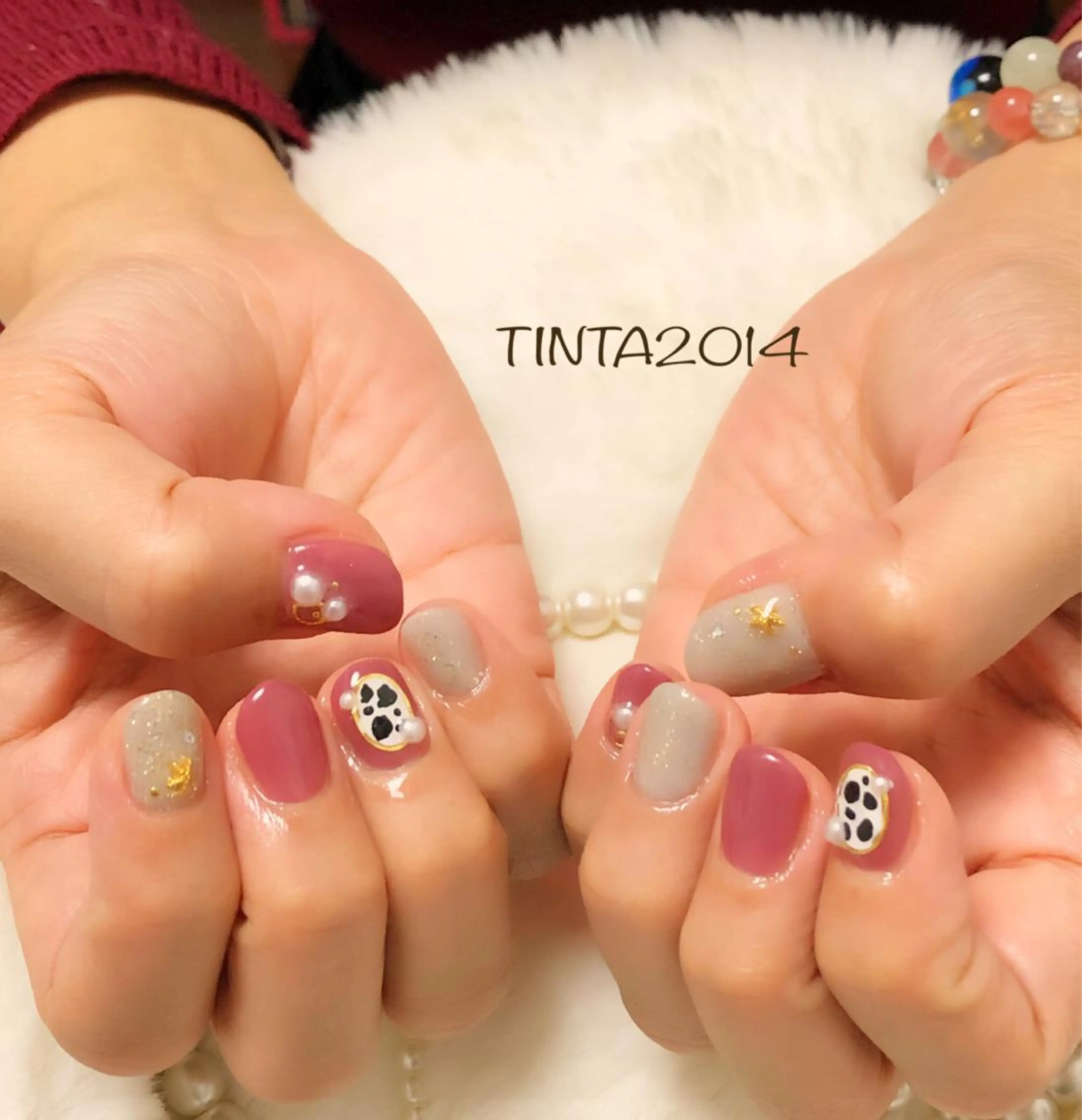 ネイル 冬ネイル ネイルサロン ティンタ所属・馬場 典子のネイルデザイン