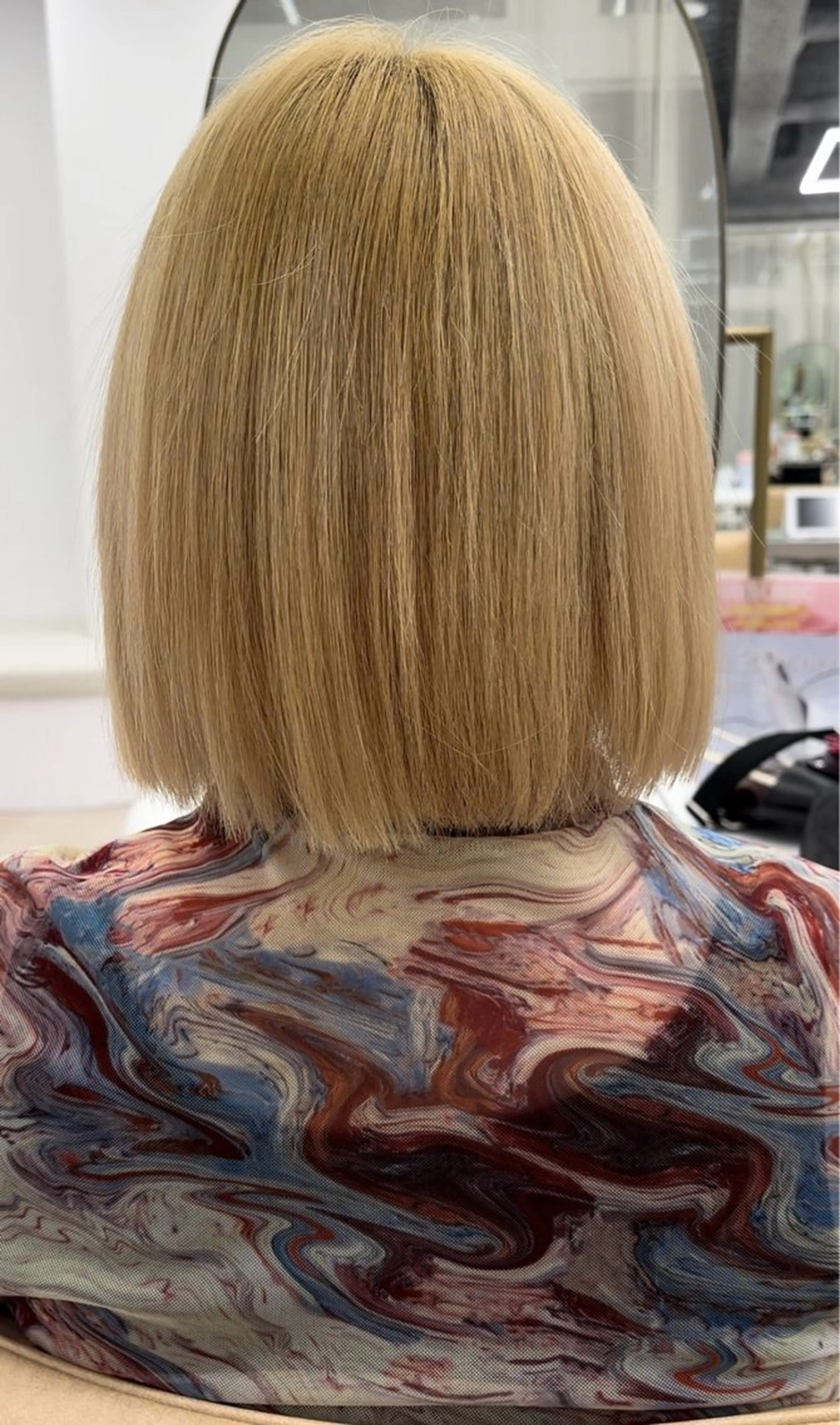 ショート トリートメント リン🔔ボブ cut ベージュカラー🤎のヘアスタイル