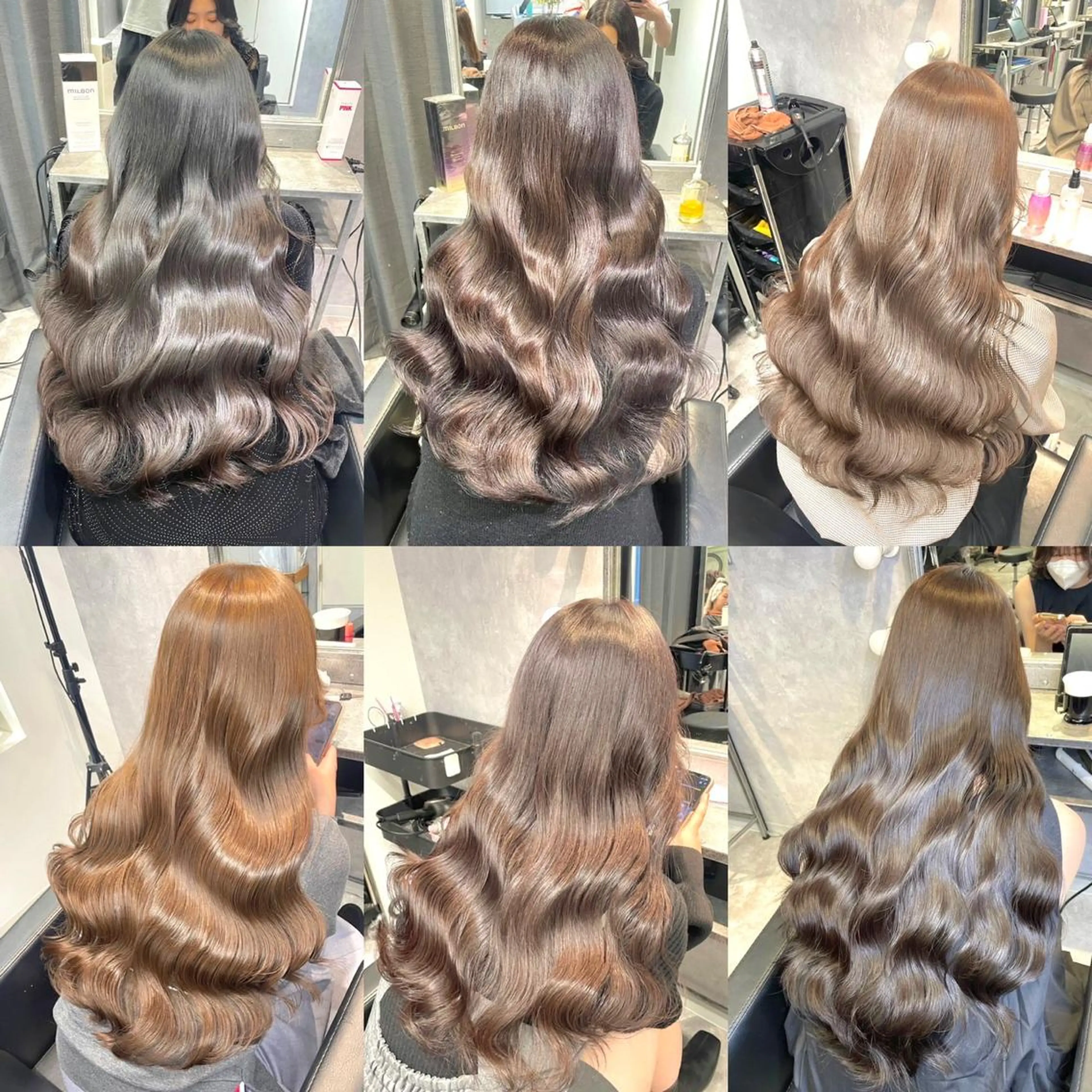 ロング カラー mimiiy梅田 中崎町ハイトーンのヘアスタイル