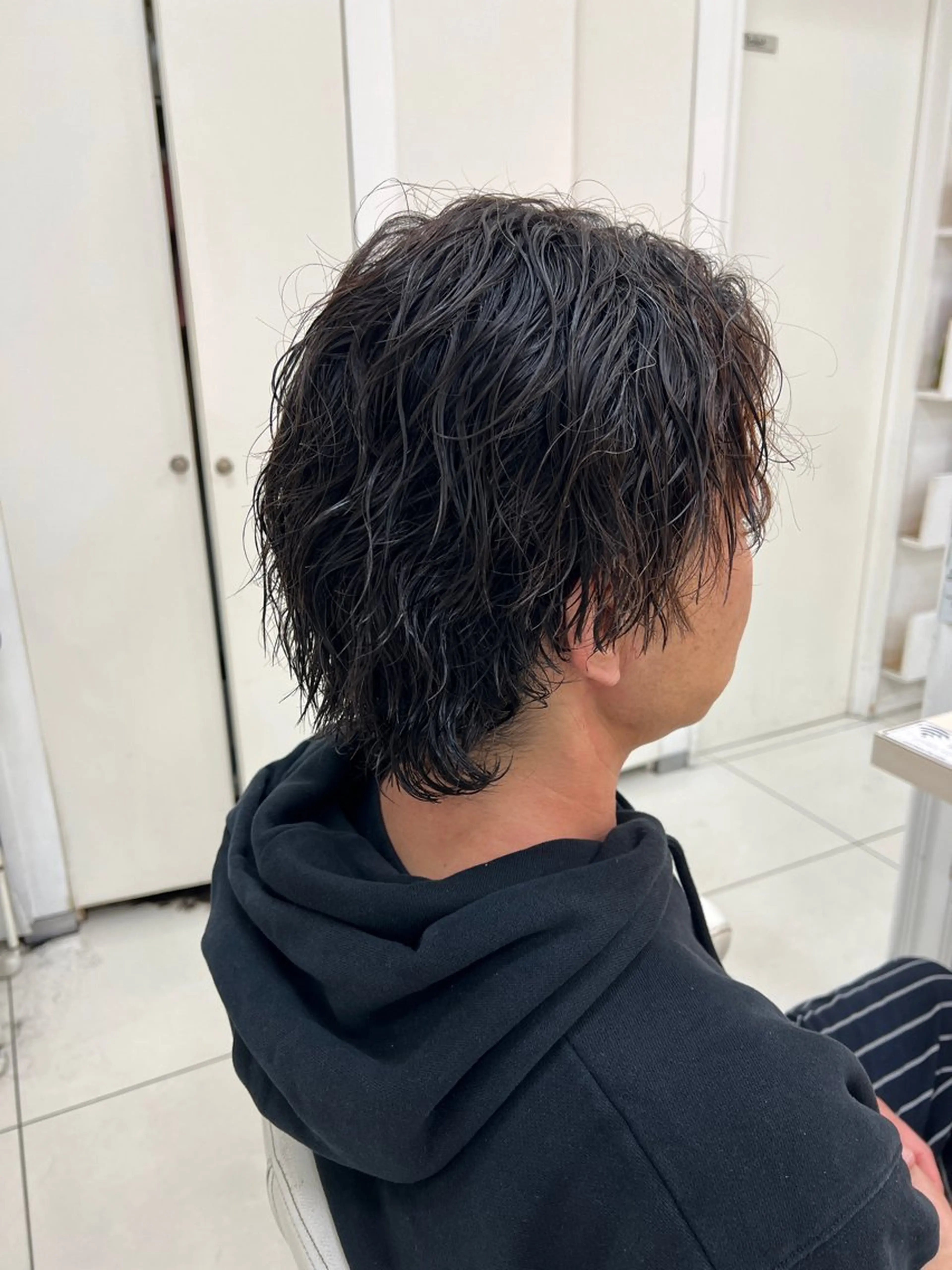 ミディアム パーマ ミディアムパーマ 縮毛矯正 🌿中島雄飛🌿 似合わせカットのヘアスタイル