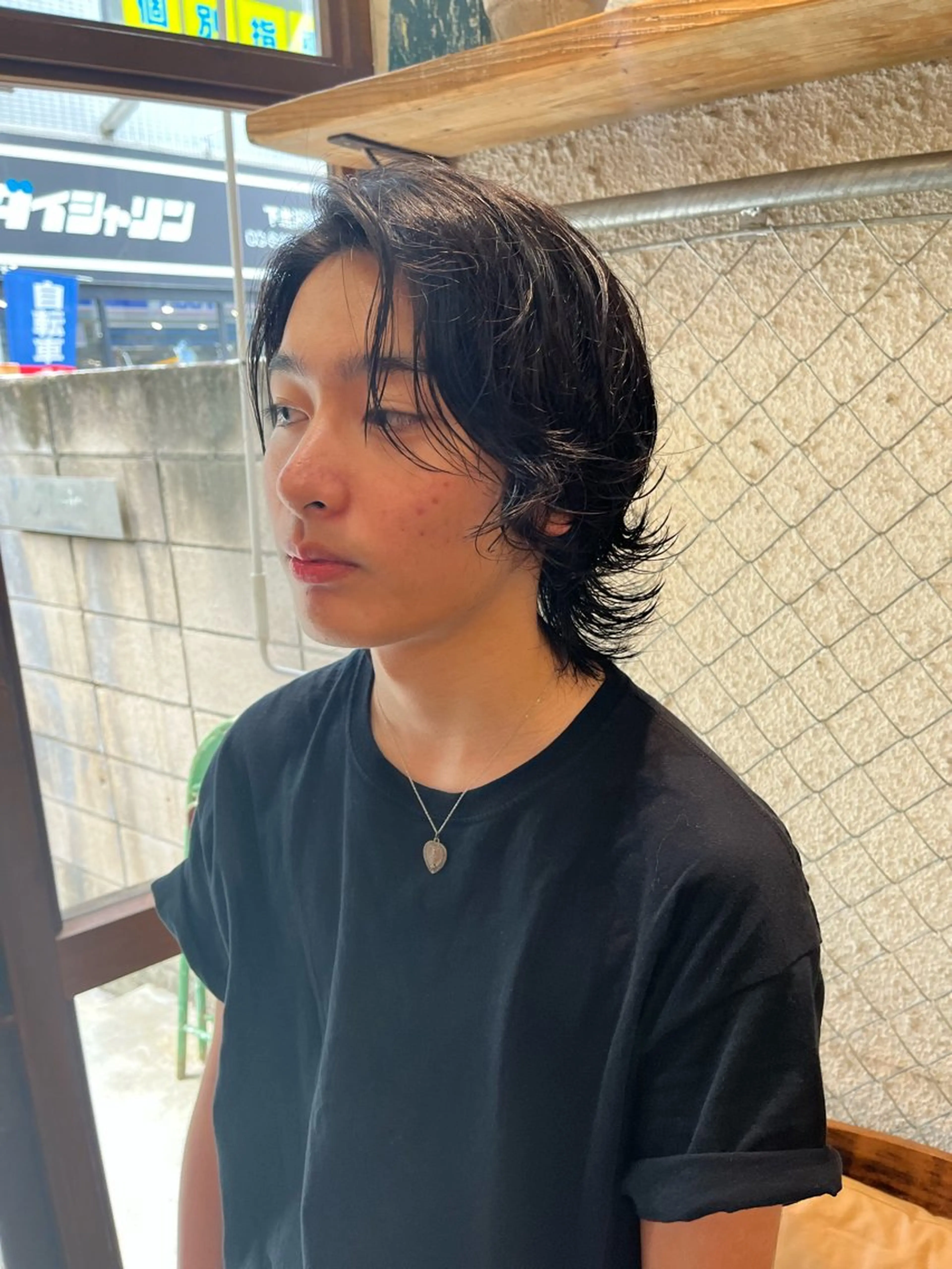 ミディアム メンズ うるツヤハイトーン✨ /西川郁巳のヘアスタイル