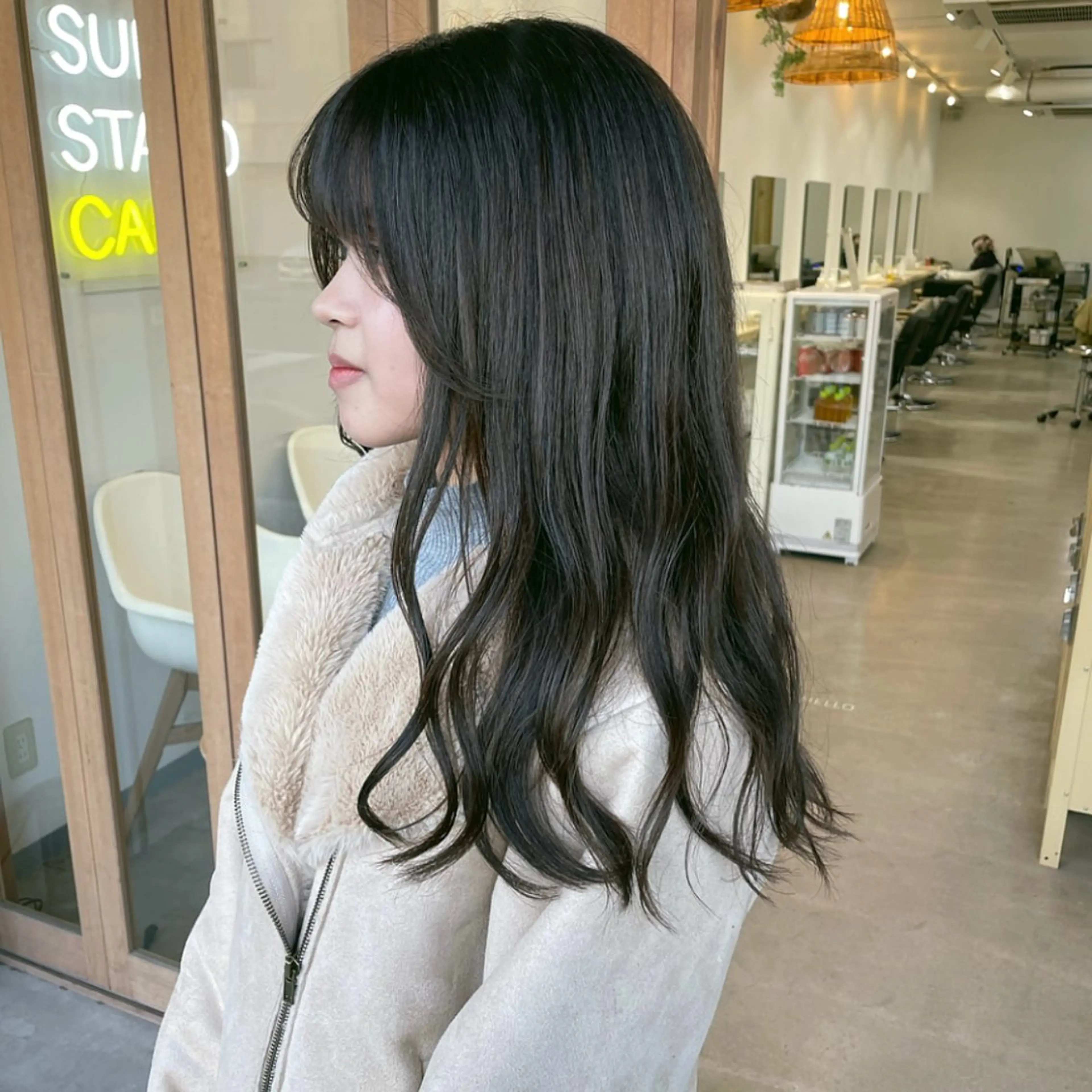 ロング カット ヘアカラー トリートメント SUNC🍀大熊 花奈絵🍀のヘアスタイル