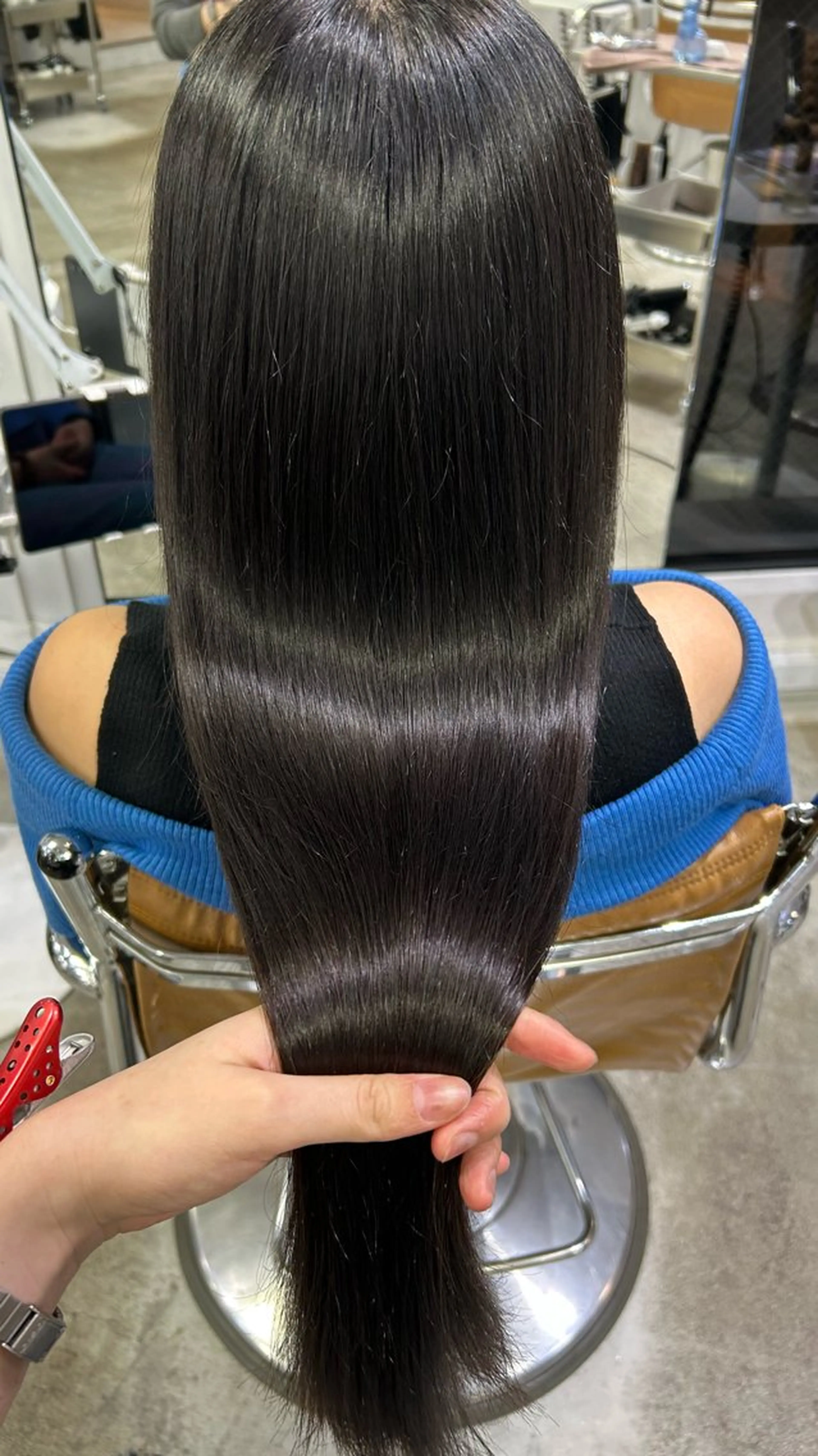 ロング 髪質改善 トリートメント Memories所属・🧣艶カラー・ヘア セット Chie🧸のヘアスタイル