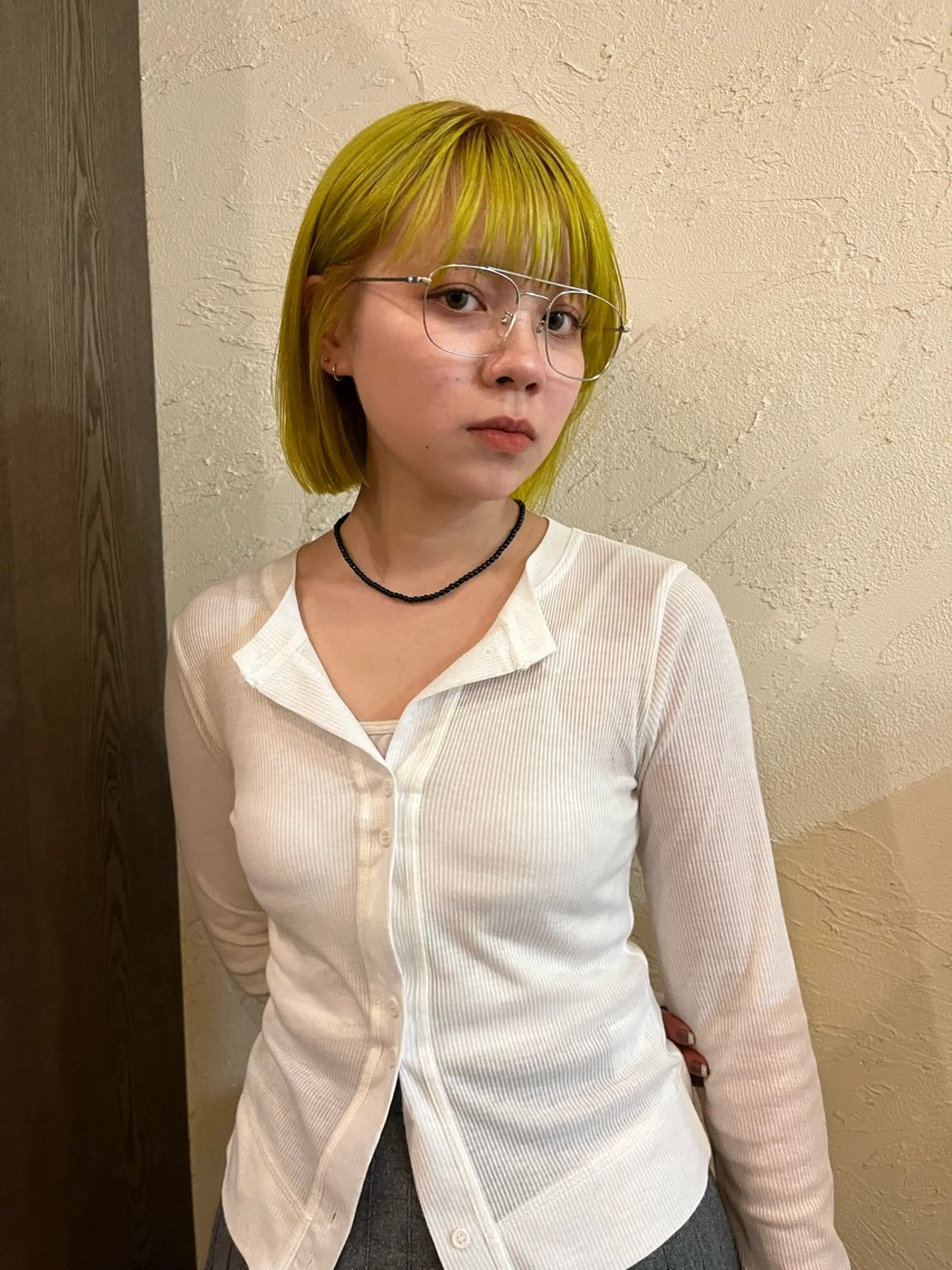 ミディアム カラー そね こまちのヘアスタイル