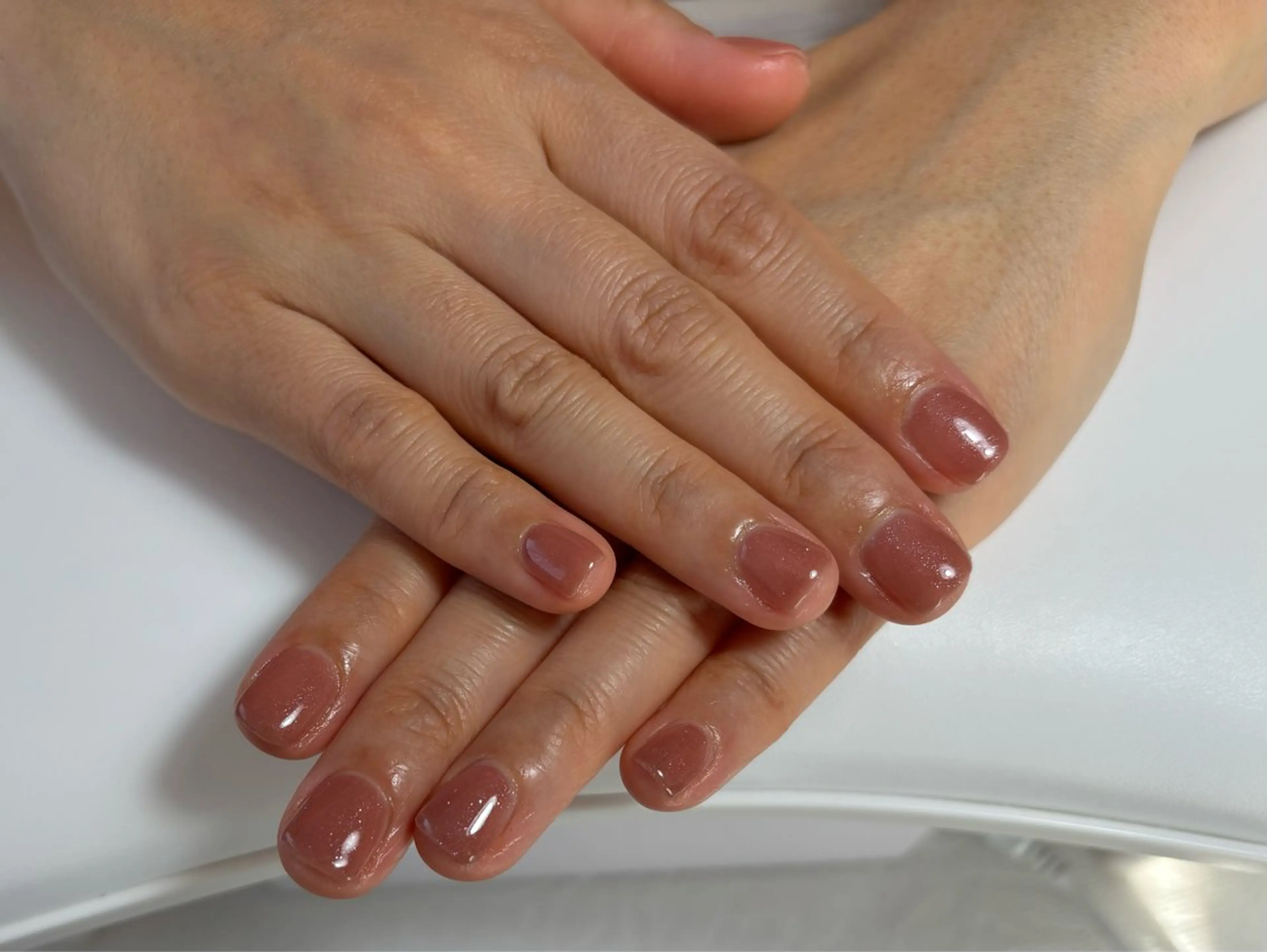 ネイル ラメ(グリッター) ピンク 春ネイル ハンドネイル BONNIE NAILのネイルデザイン