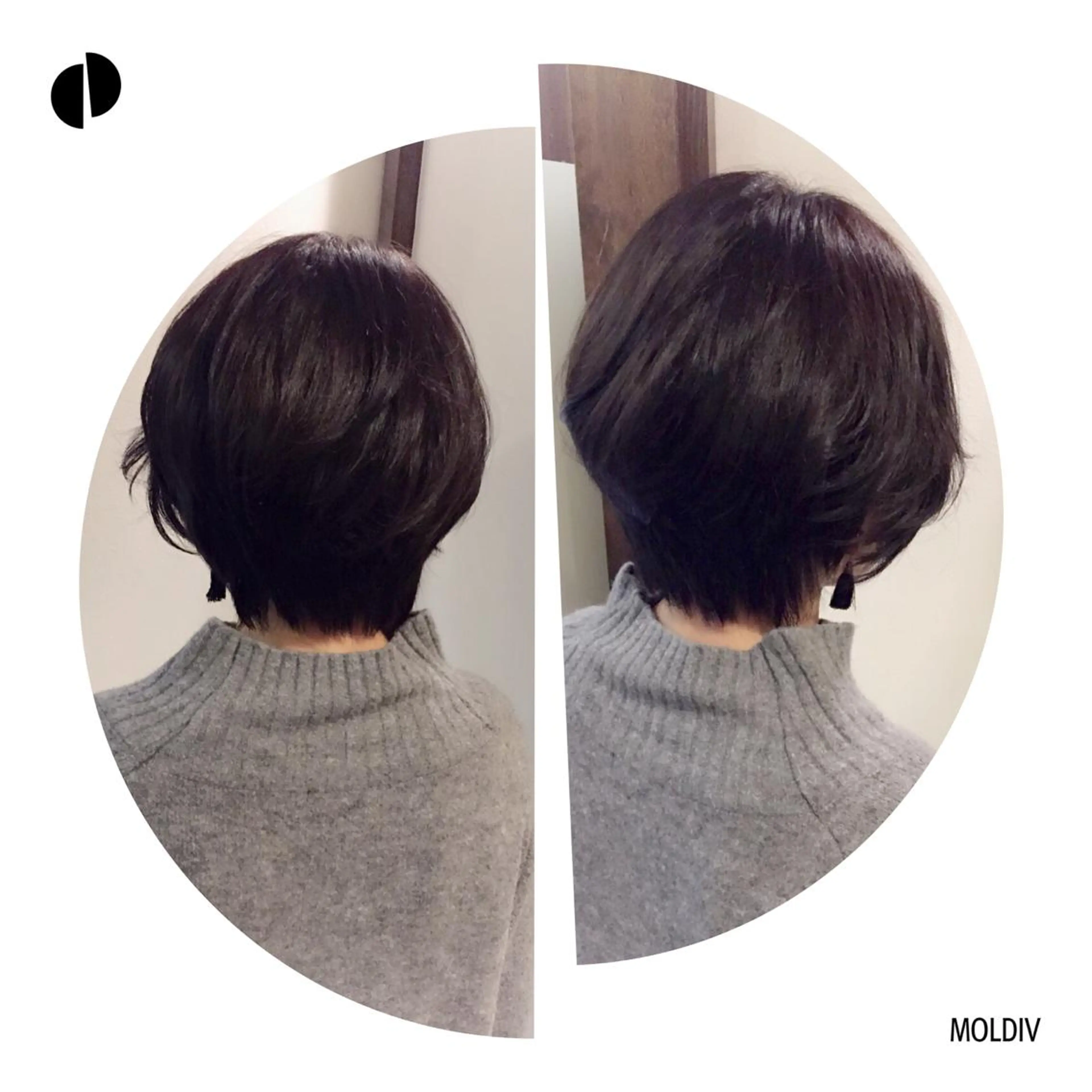 ショート カラー アッシュ アッシュブラウン ブラウンカラー ダークアッシュ ✨縮毛矯正✨髪質改善 ナカシマ ユミのヘアスタイル