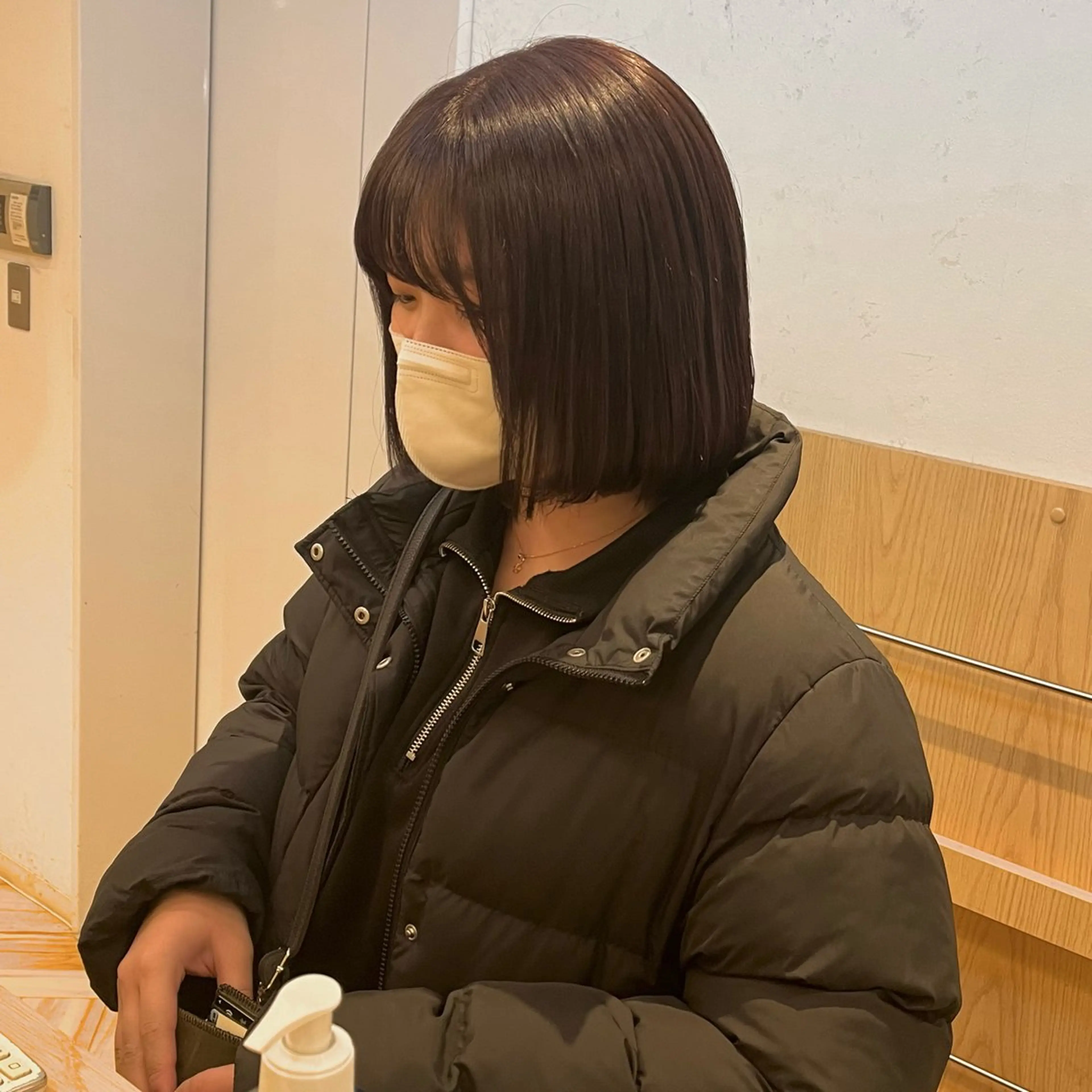 ショート カラー ラベンダーカラー ボブ ROMA銀座店所属・小林 萌生のヘアスタイル