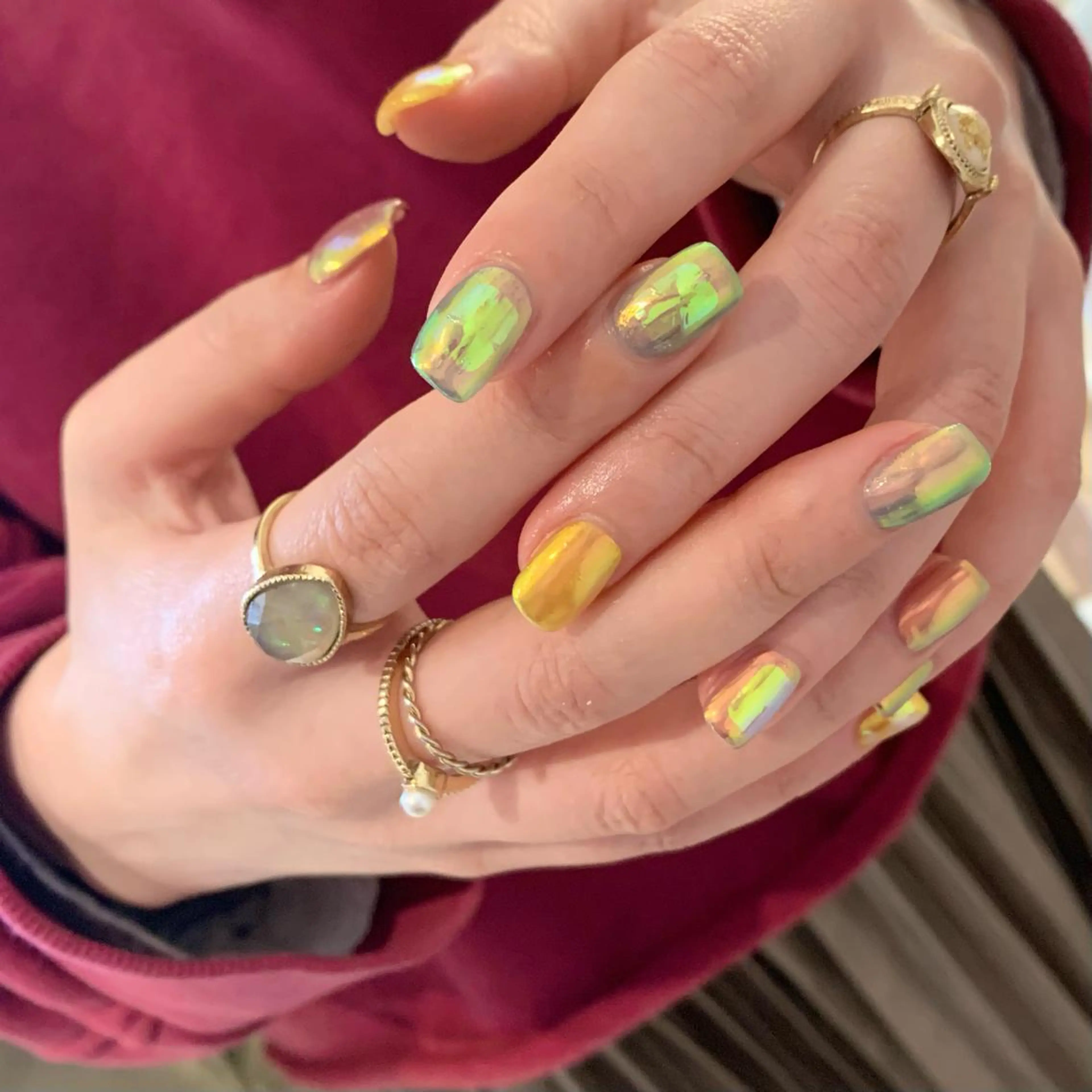 ネイル ハンドネイル ウシク ミユキのネイルデザイン