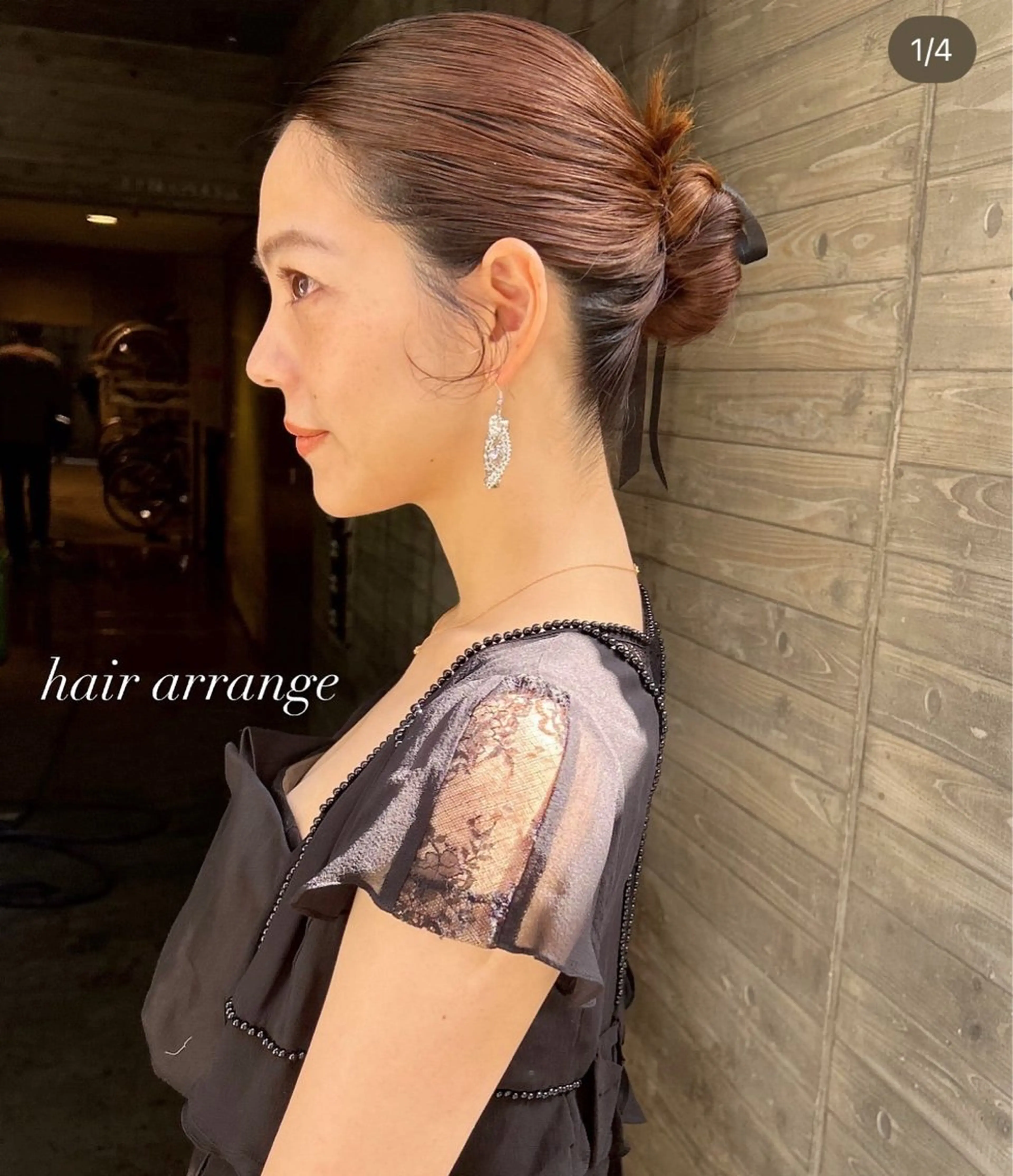 ミディアム ヘアアレンジ ヘアセット la fith所属・rico_by ヘアとアイブロウのヘアスタイル