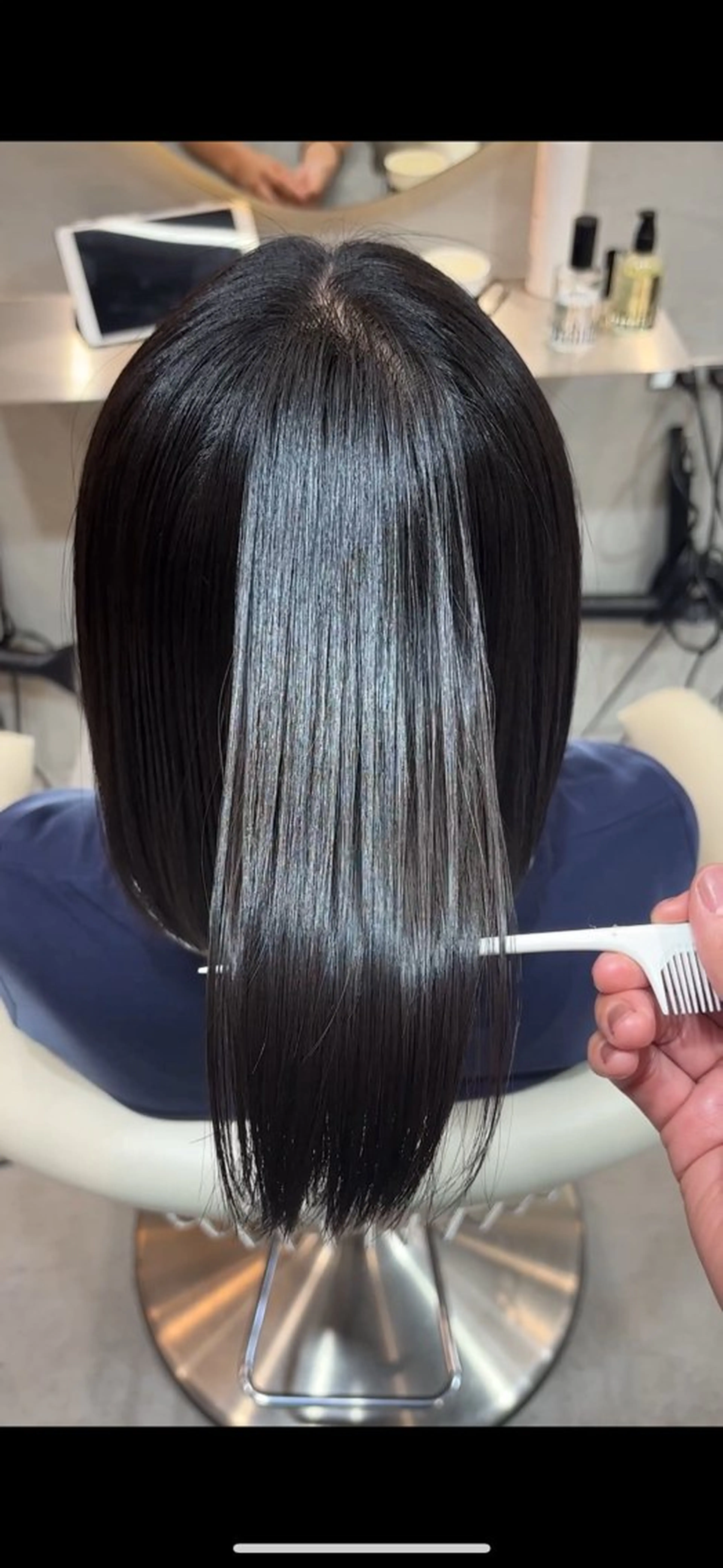 【丁寧施術】自然な仕上がり縮毛矯正 🟥+超保湿3stepトリートメント❣️の写真