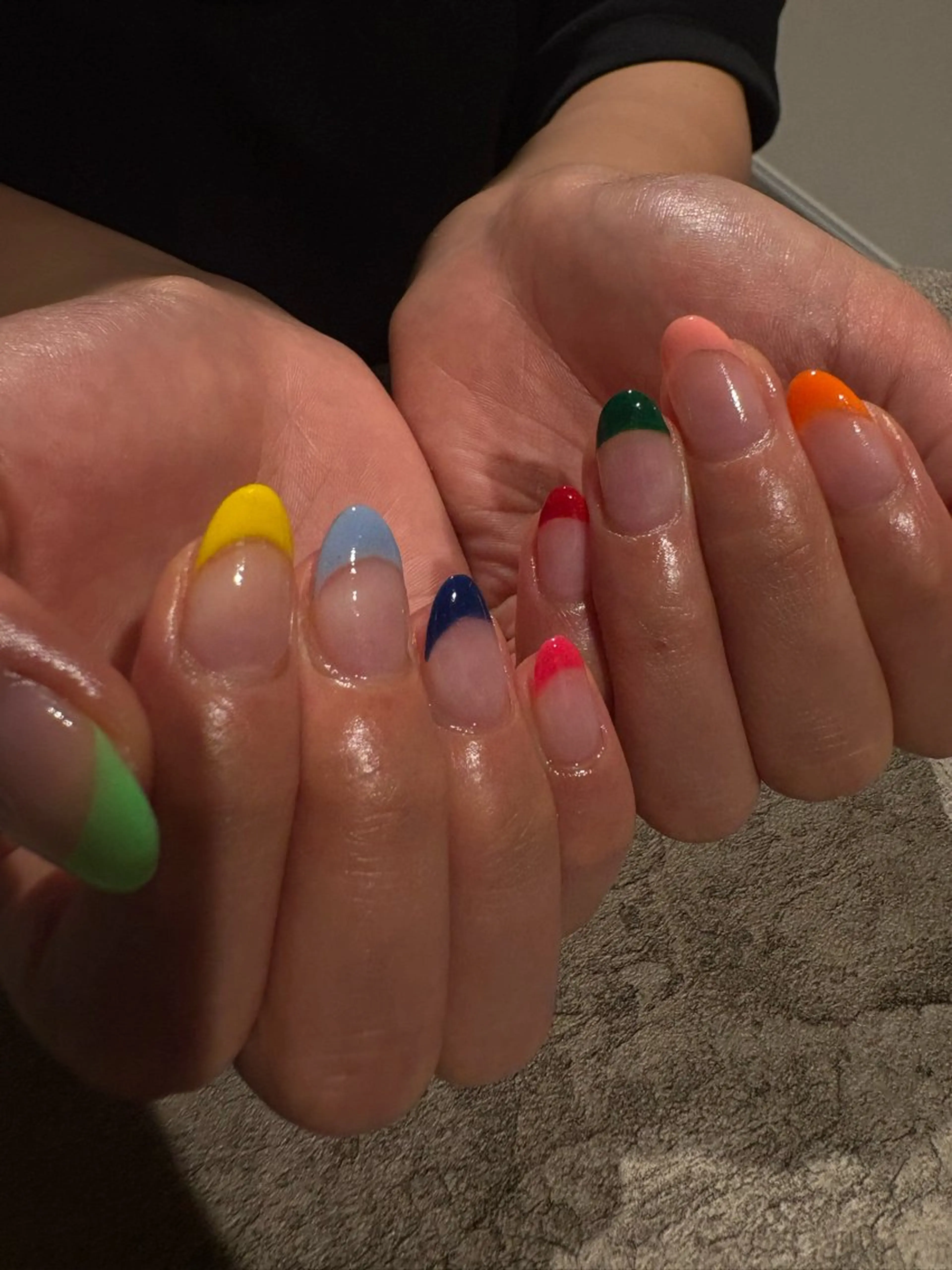 フレンチネイルの写真