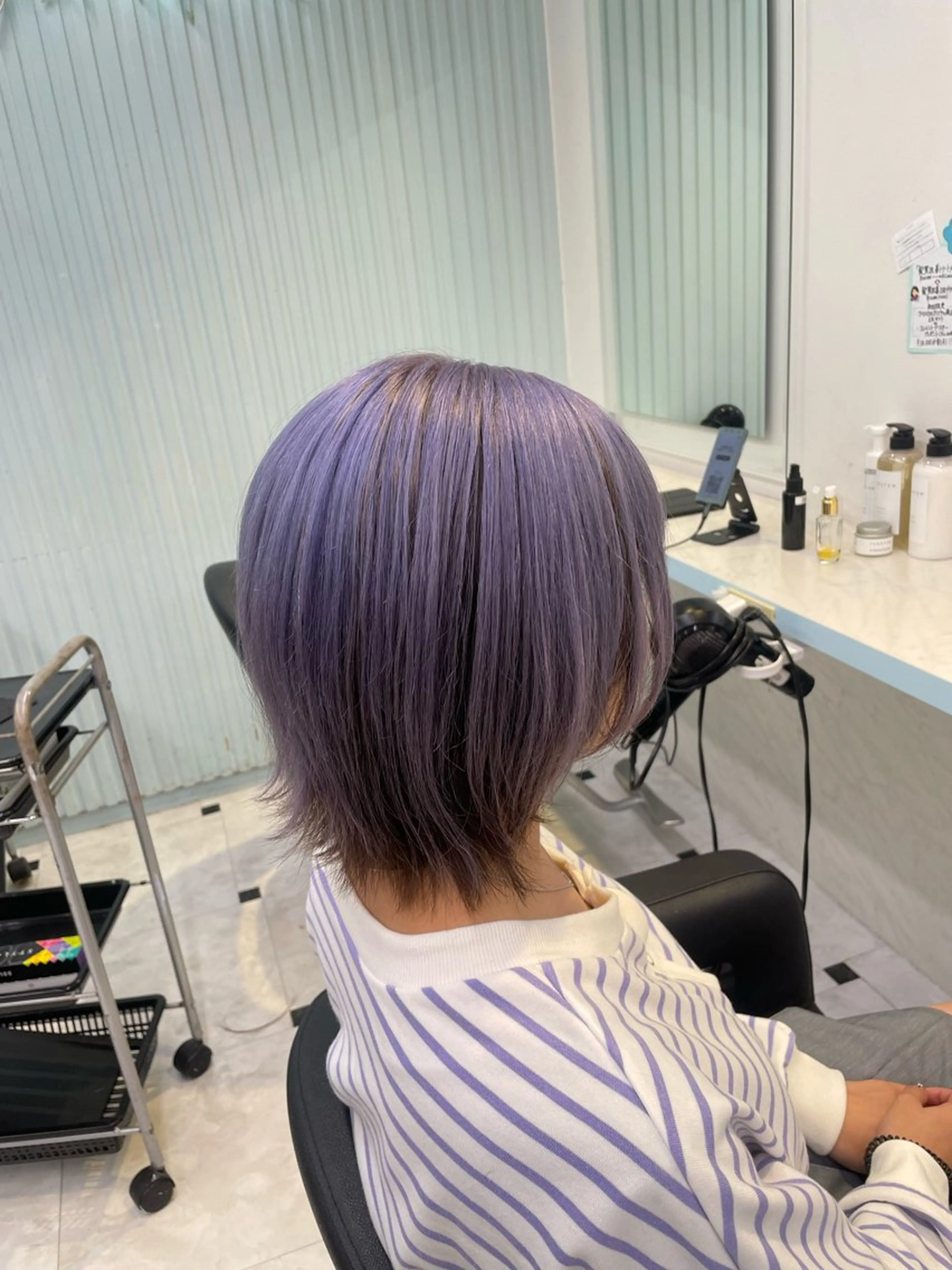 セミロング カラー ヘアカラー トリートメント ヘッドスパ ヘアセット 暖色🩷透明感カラー ♡Maika♡のヘアスタイル