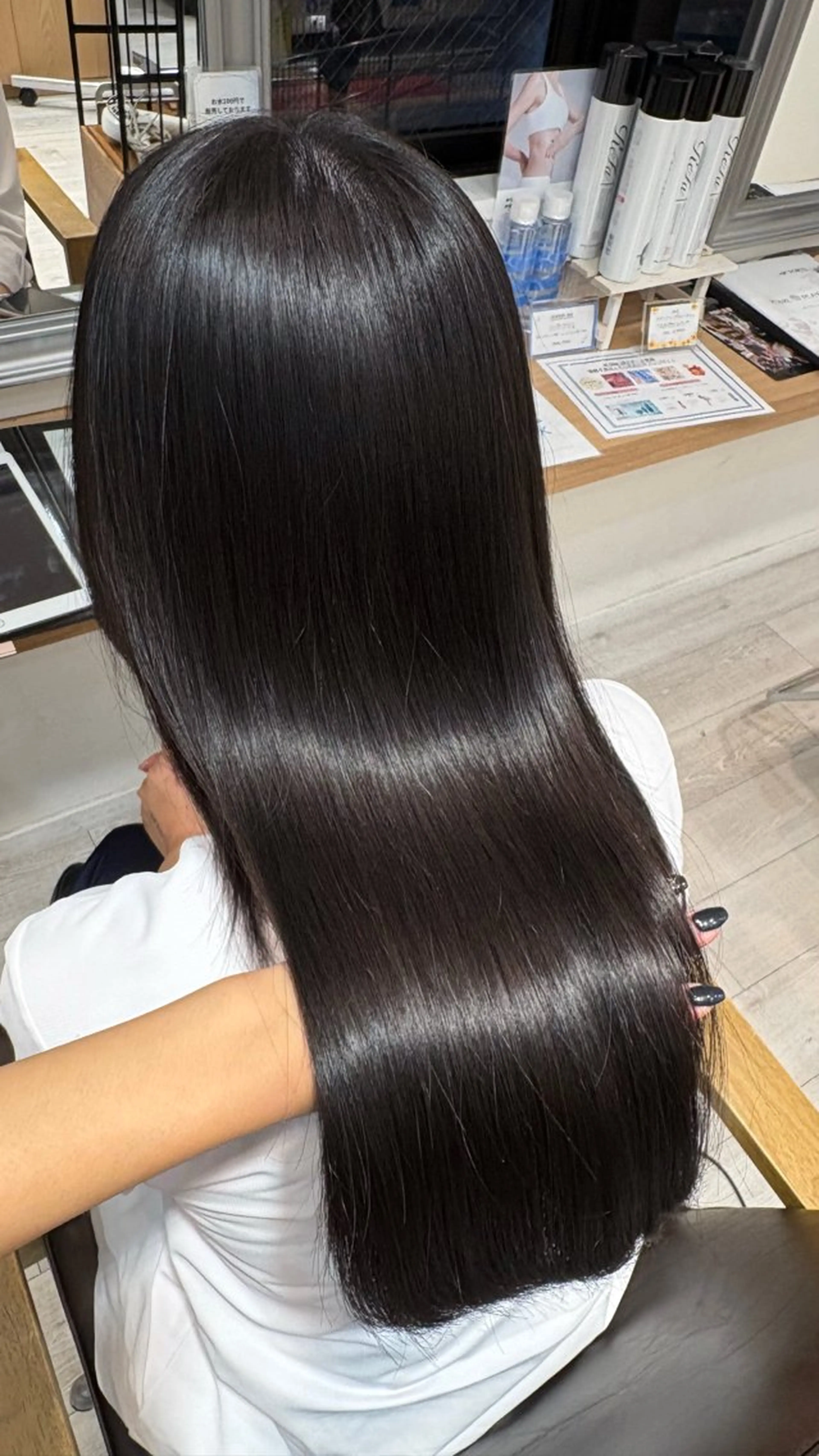 ロング カラー ヘアカラー トリートメント 寒色/艶カラー 🐺❄️/ yuu.のヘアスタイル