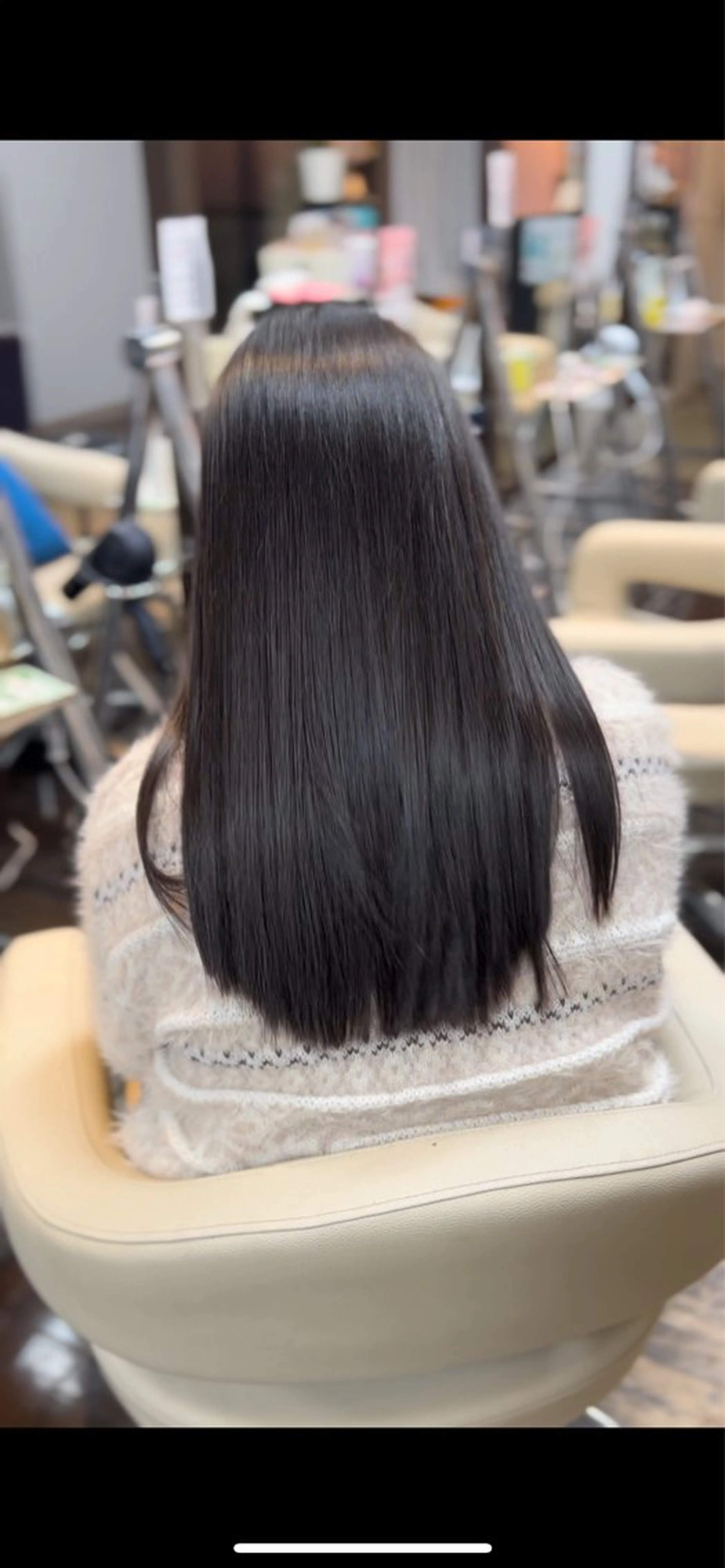 セミロング 縮毛矯正 阿倍野/髪質改善 /縮毛矯正/坪田幸広のヘアスタイル