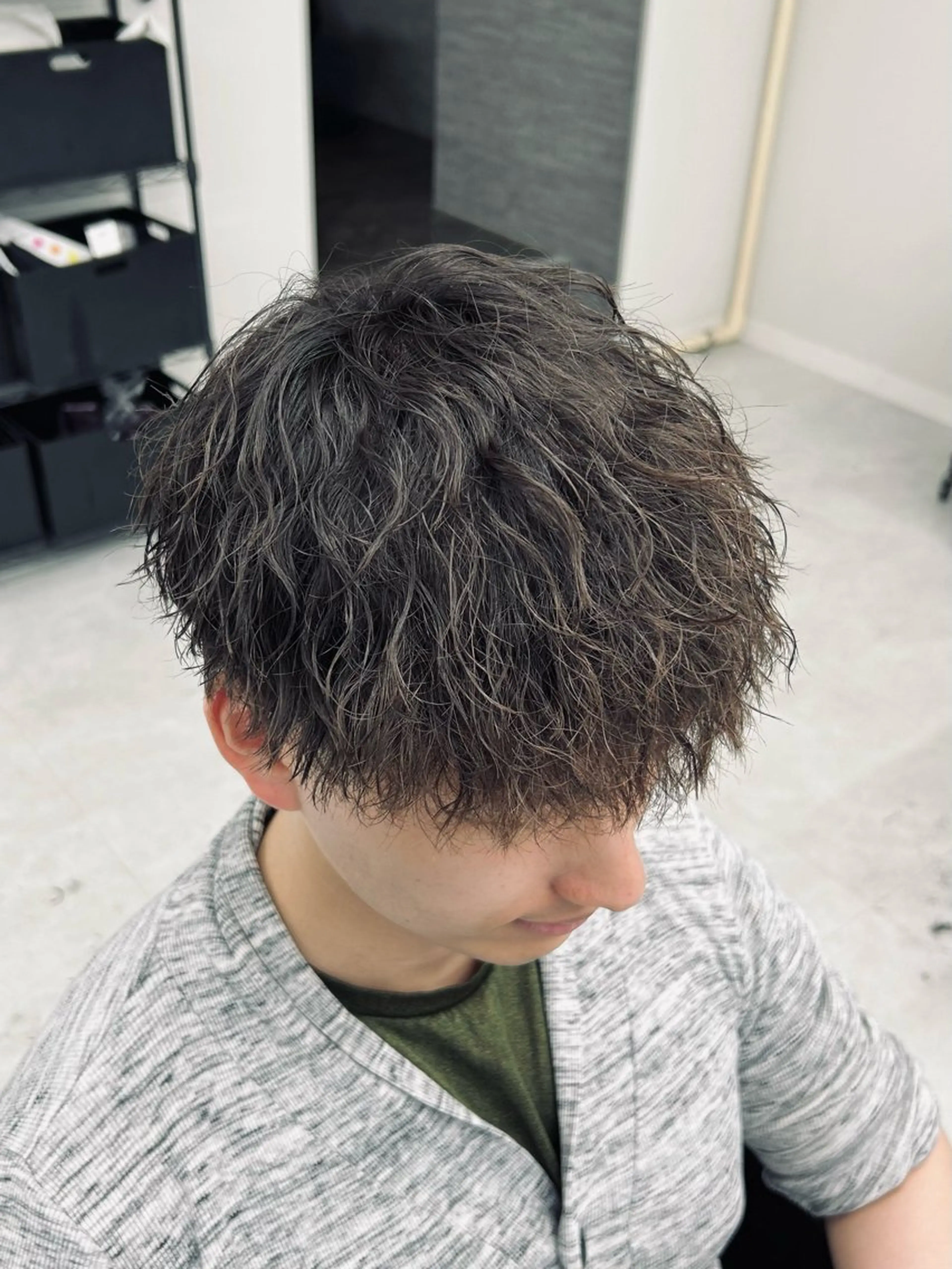 セミロング パーマ メンズ 🏁メンズパーマ/ RYOYAのヘアスタイル