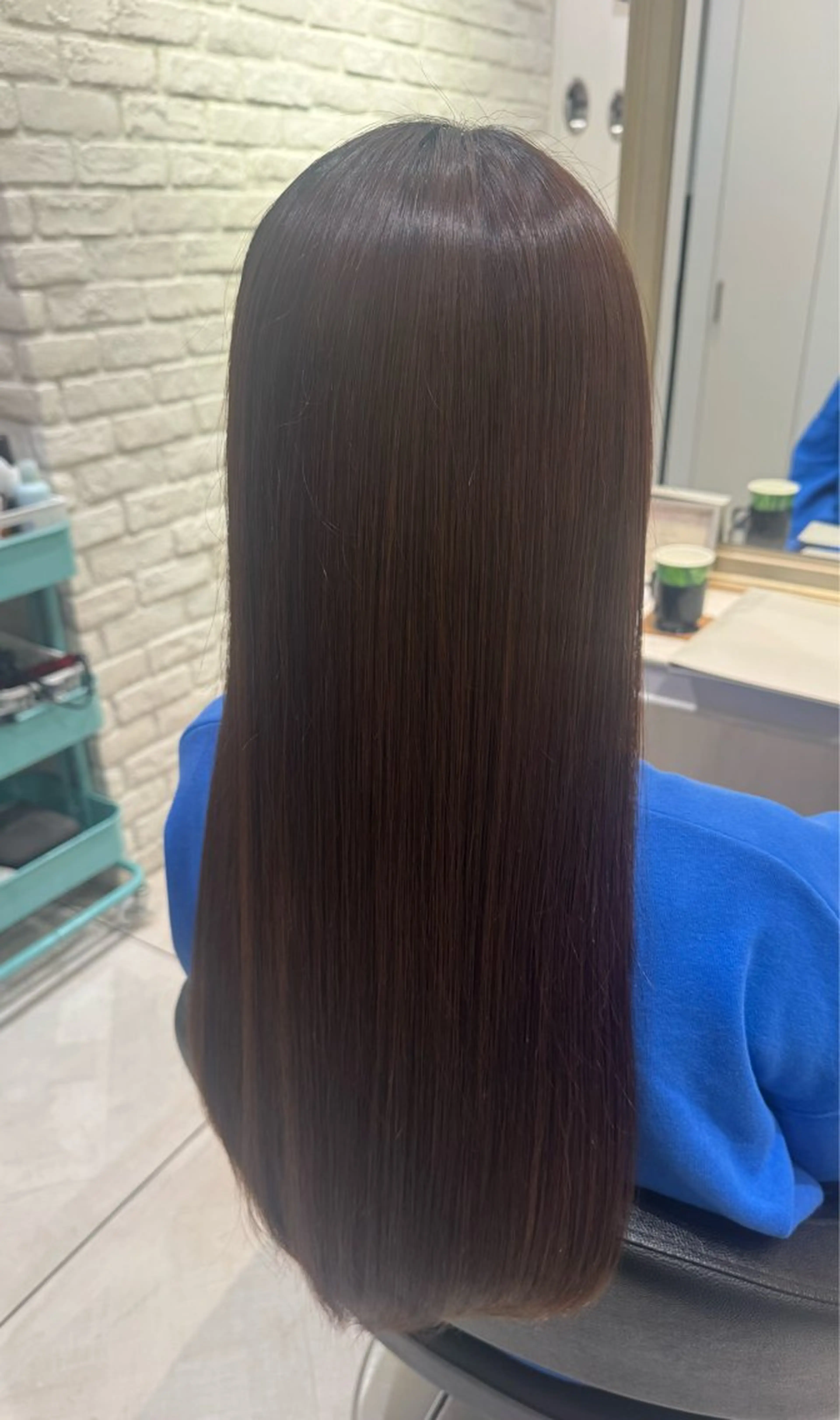 ロング 髪質改善 縮毛矯正 カット 縮毛矯正 【縮毛矯正特化】 渡邉敦也のヘアスタイル