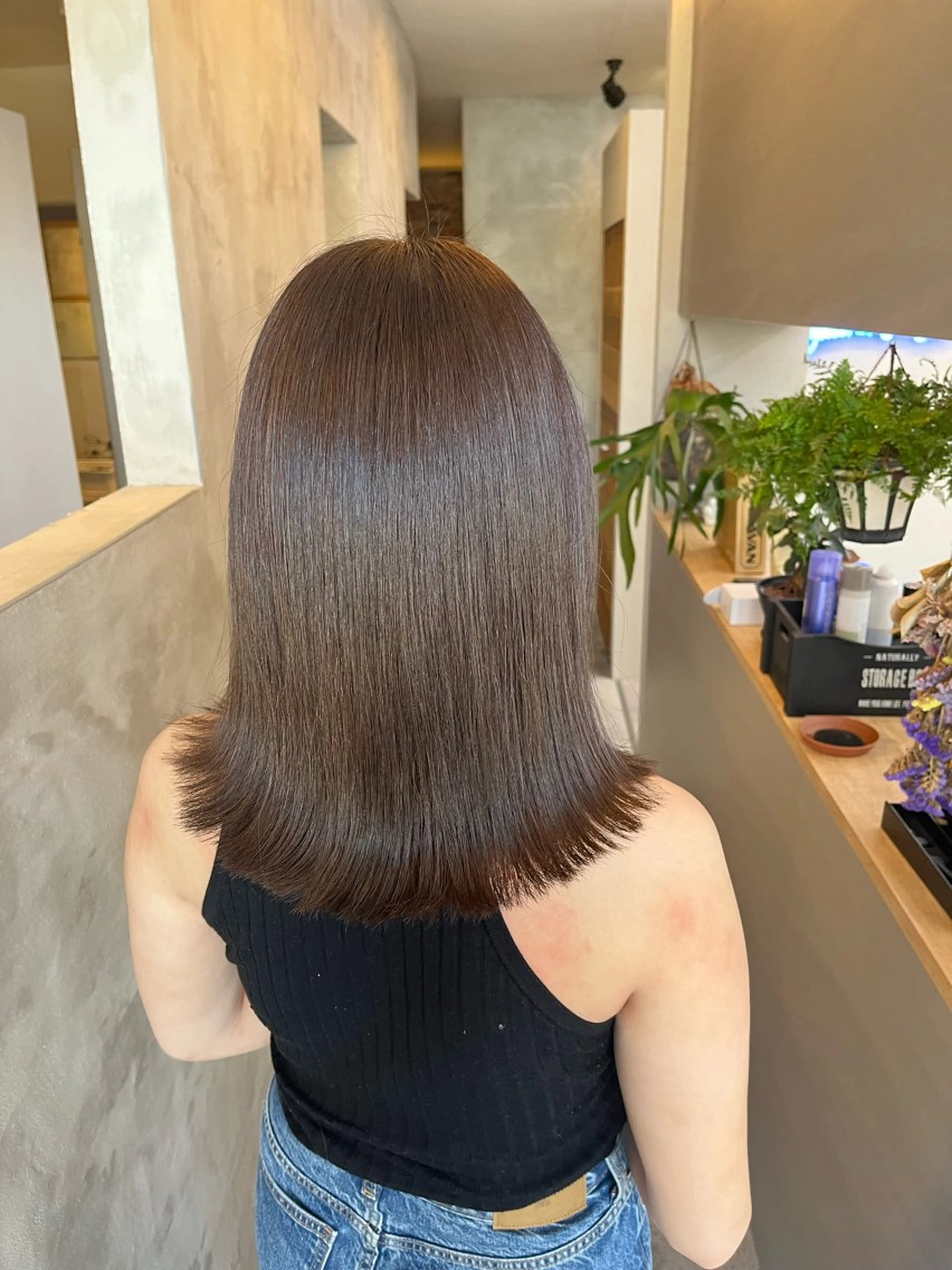 ミディアム カラー Salon de  COCO所属・Yuka /ツヤカラー✨のヘアスタイル