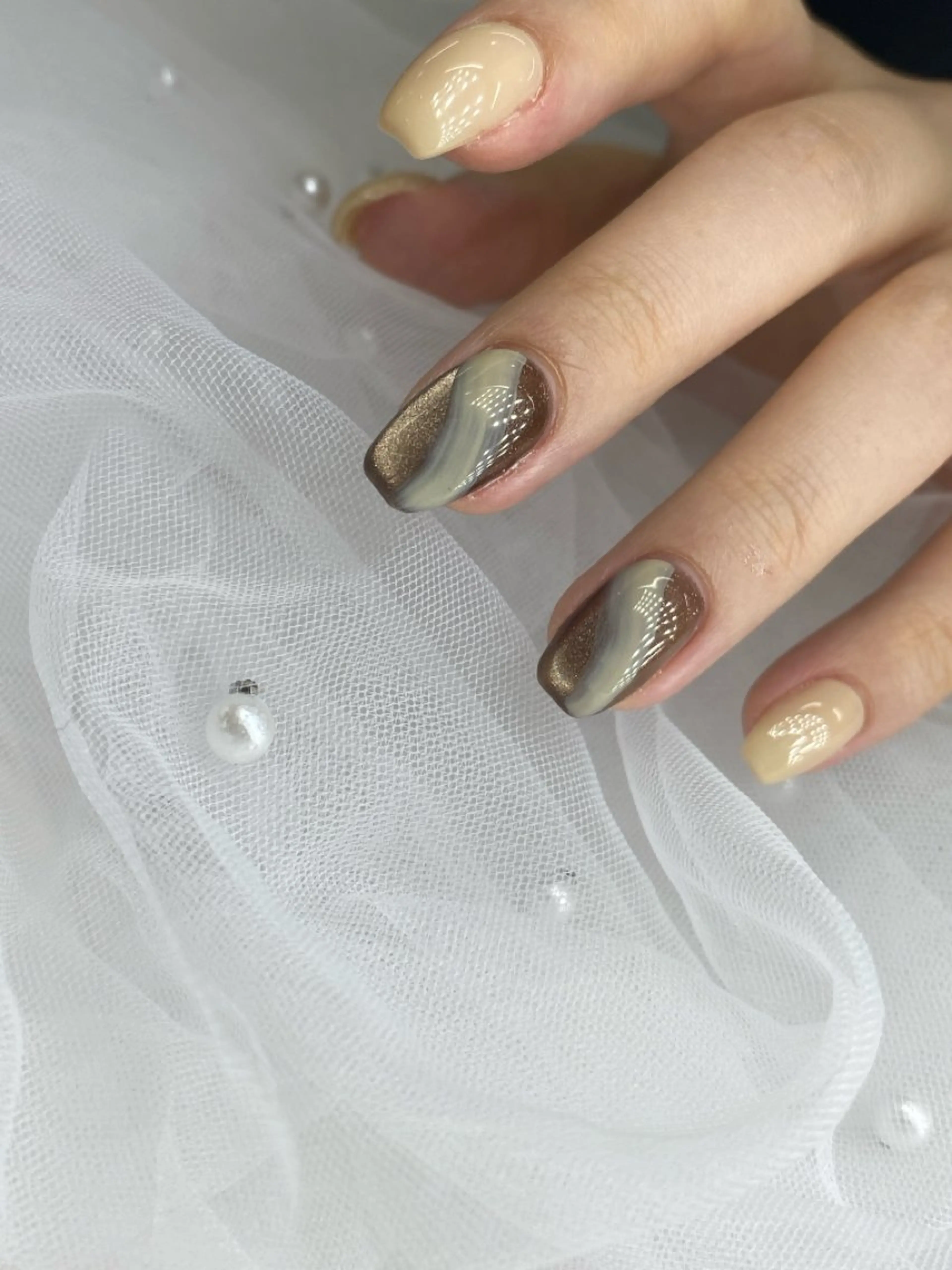 ネイル シンプルネイル ハンドネイル ANNE 綾瀬店 yumenaのネイルデザイン