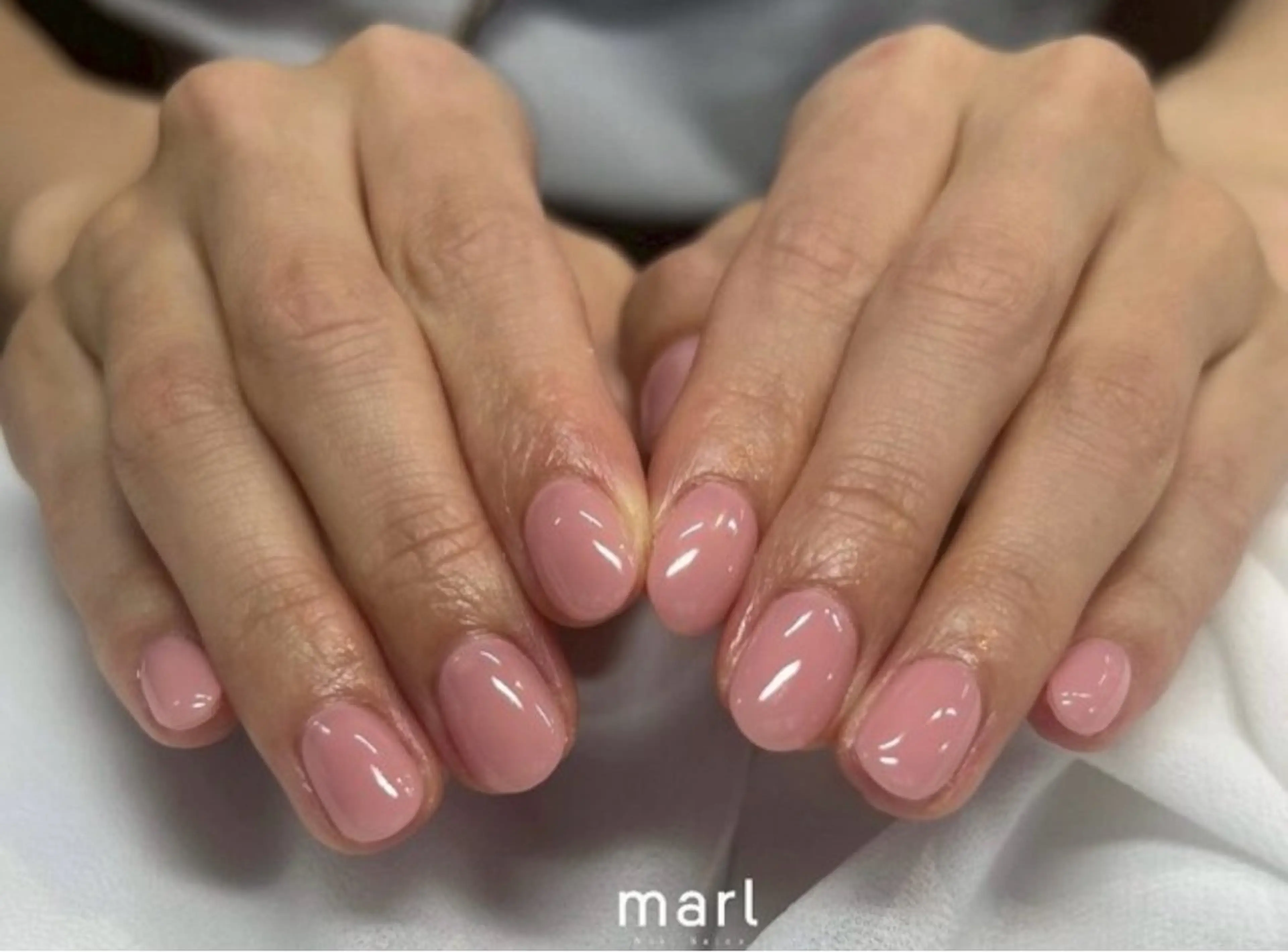 ショート カラー ハンドネイル marl -Msisnailsaon-西宮北口店【マール】所属・nailsalon marl yukiのネイルデザイン