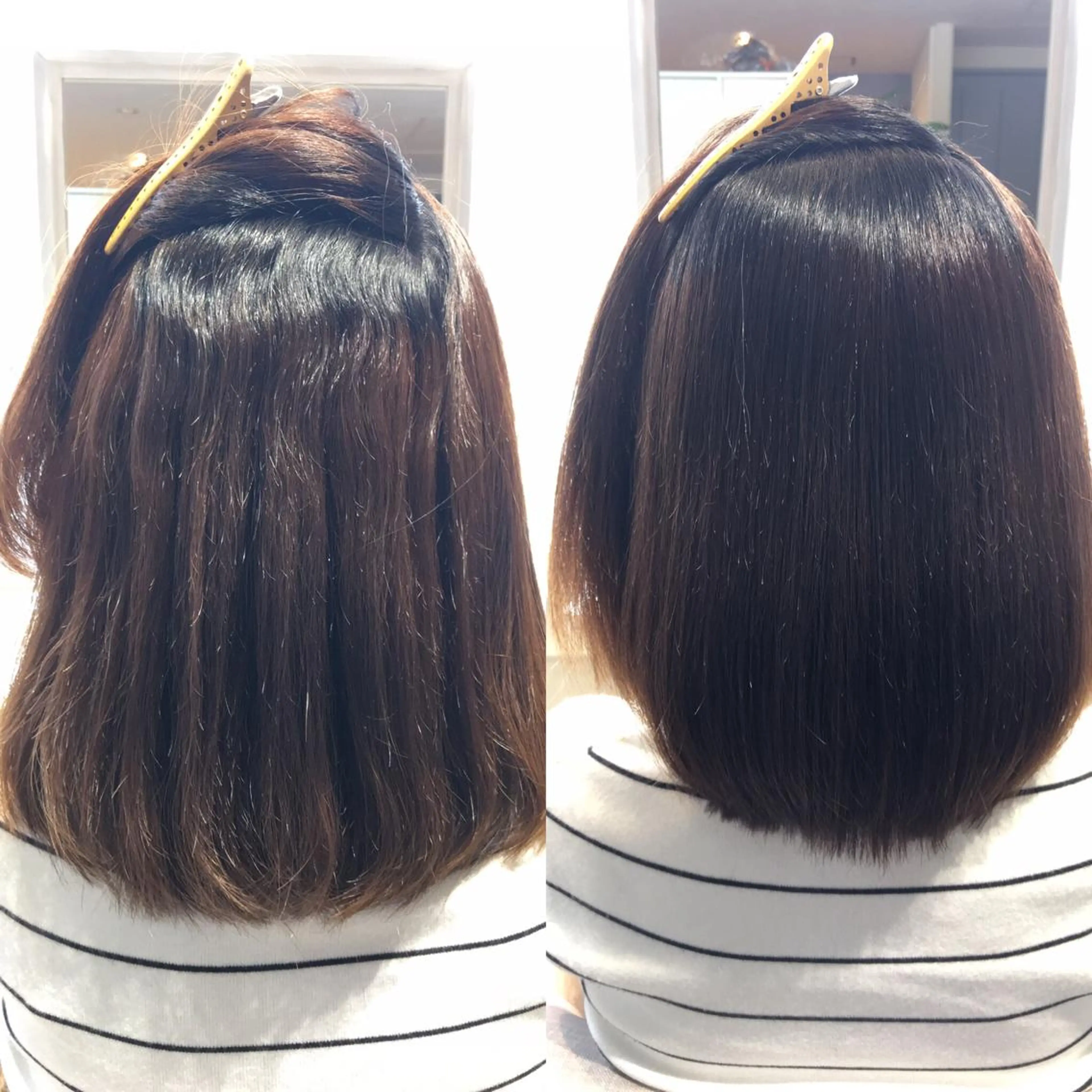 ミディアム 縮毛矯正 BLESS HAIR DESIGN所属・田口 信雄のヘアスタイル